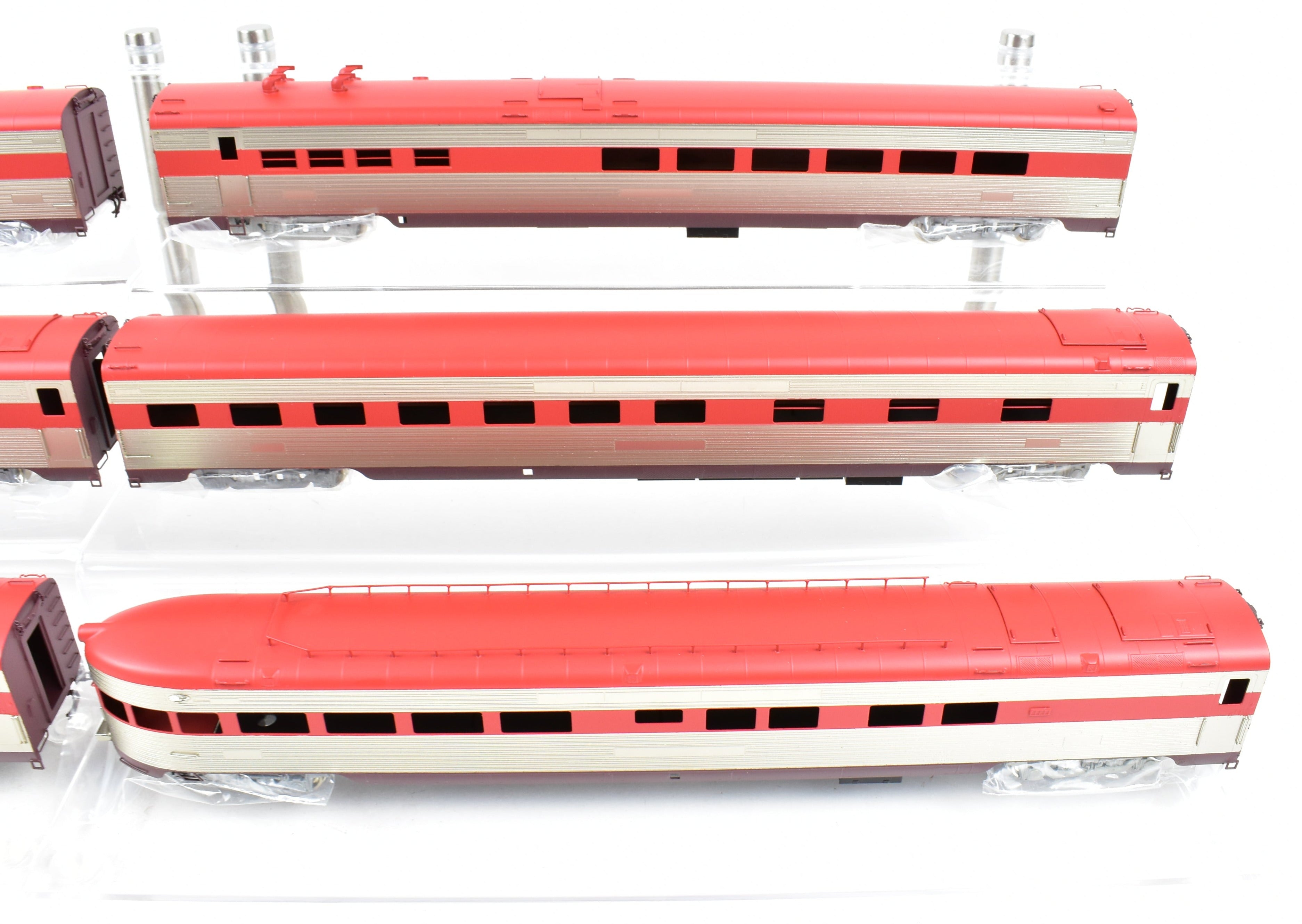 HO Scale Brass Hallmark Models Specialized SLSF - Frisco and MKT - Missouri Kansas Texas Katy Texas Special 6-Car Set with FP Locomotive Model