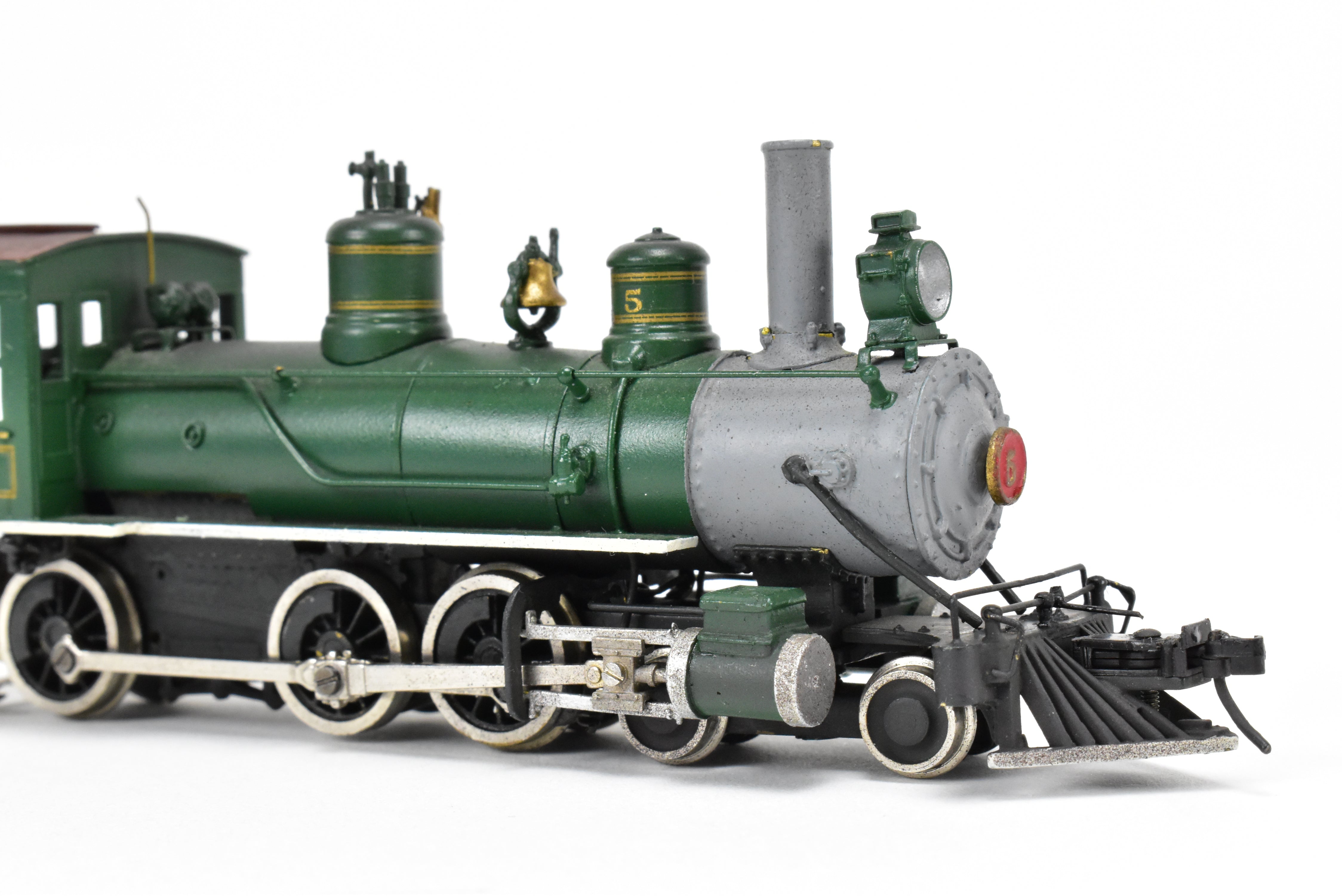HOn3 Scale Brass Balboa D&RGW - Denver & Rio Grande Western T-12 4-6-0 Custom Built Locomotive with CP Private Road SG&S #5 and FED Tender, Featuring Can Motor Upgrade (AS-IS Condition)