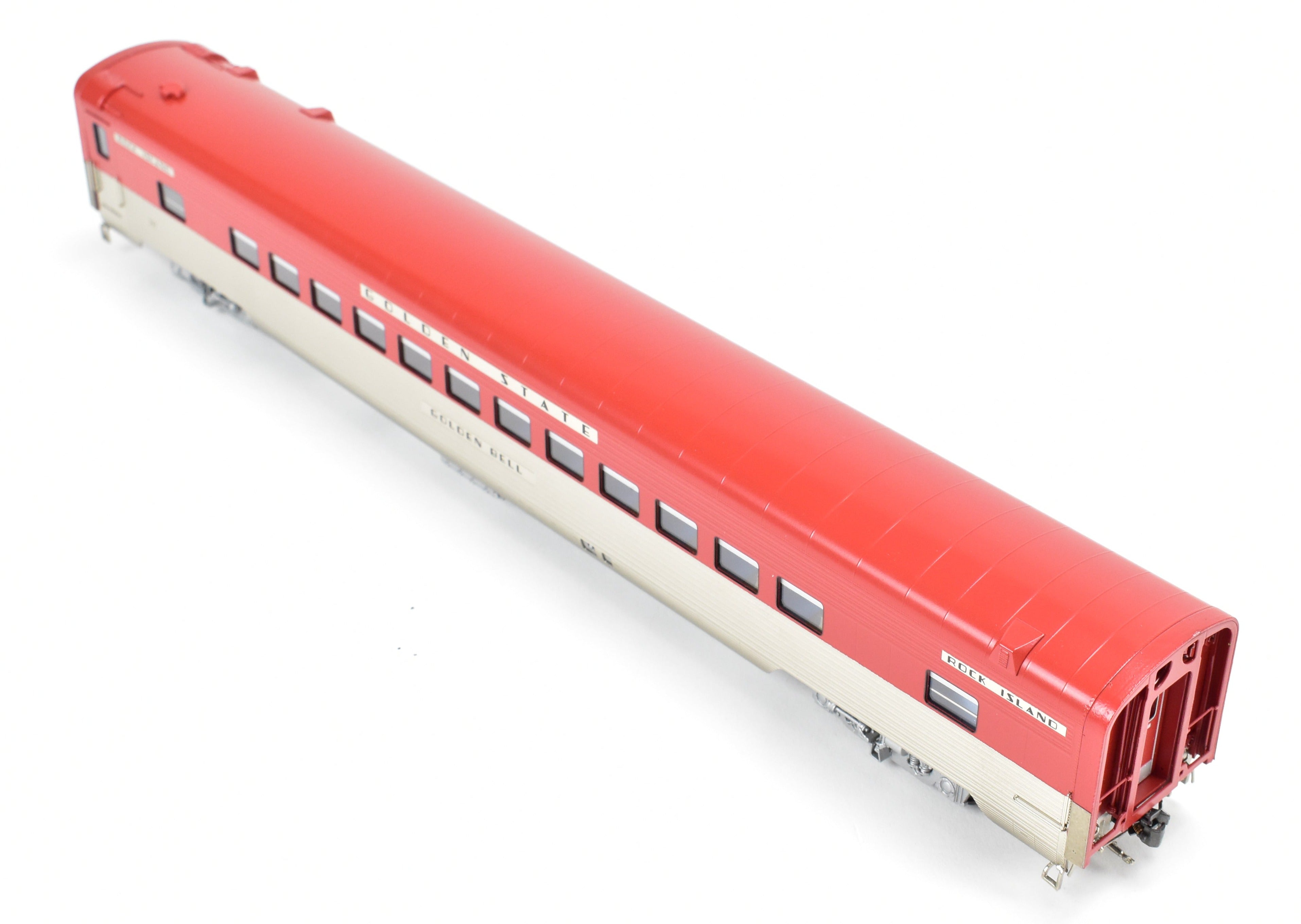 HO Scale Brass Challenger Imports CRI&P/SP 10-Car Passenger Train Set Factory Painted - Incomplete, Rock Island and Southern Pacific Golden State Edition