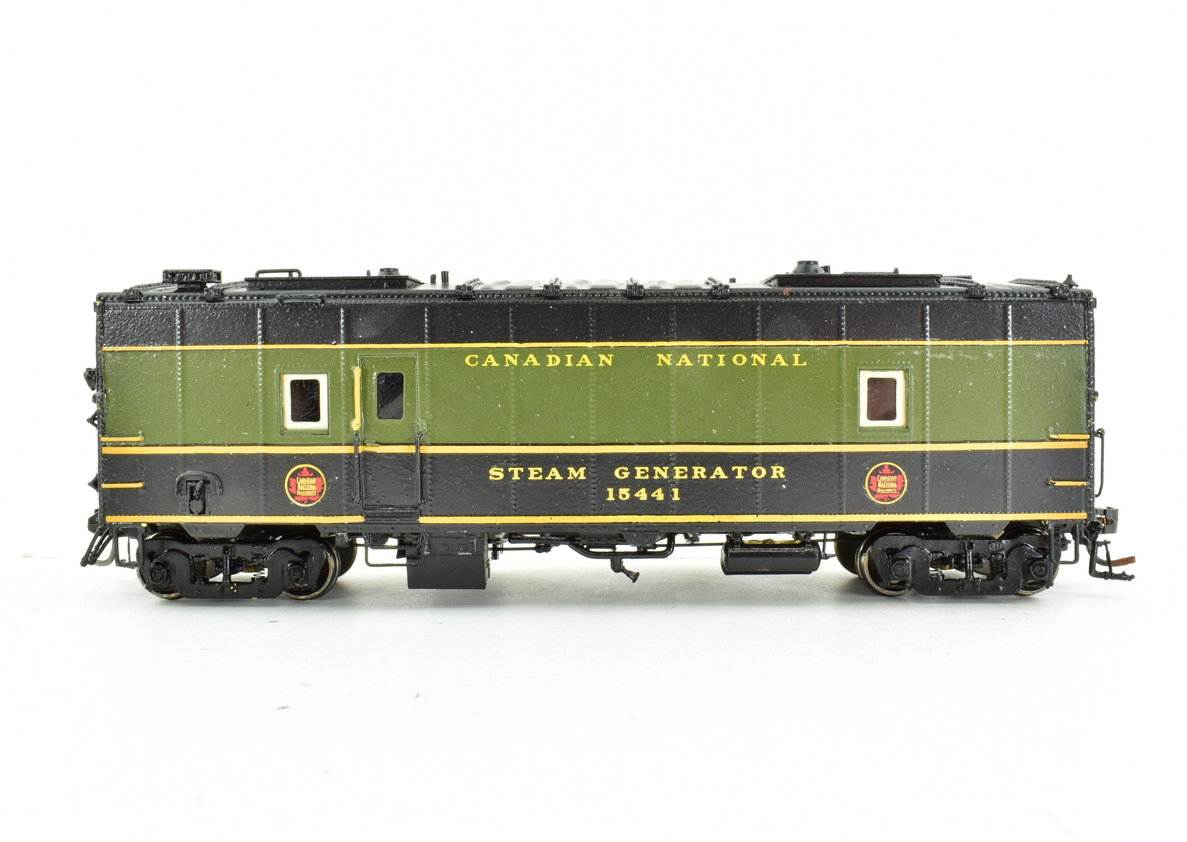 HO Scale Brass OMI - Overland Models, Inc. Custom - Painted Steam Heater Car for Canadian National Railway (CNR)