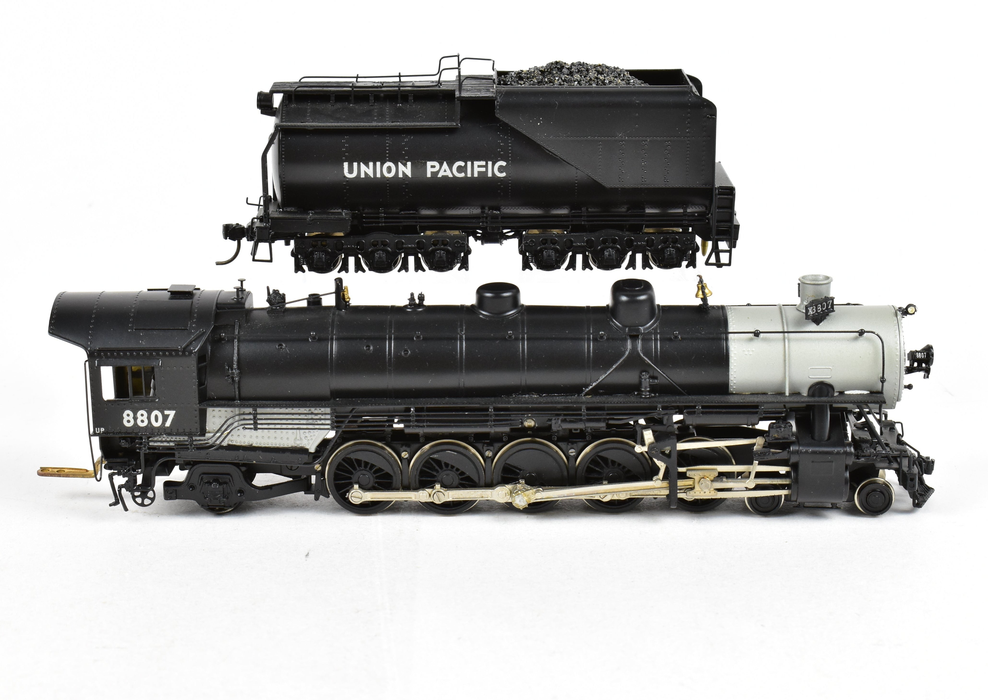 HO Scale Brass Train Model by Westside Model Co., Union Pacific 8800 Class 4-10-2 Locomotive, Custom Painted with Number 8807