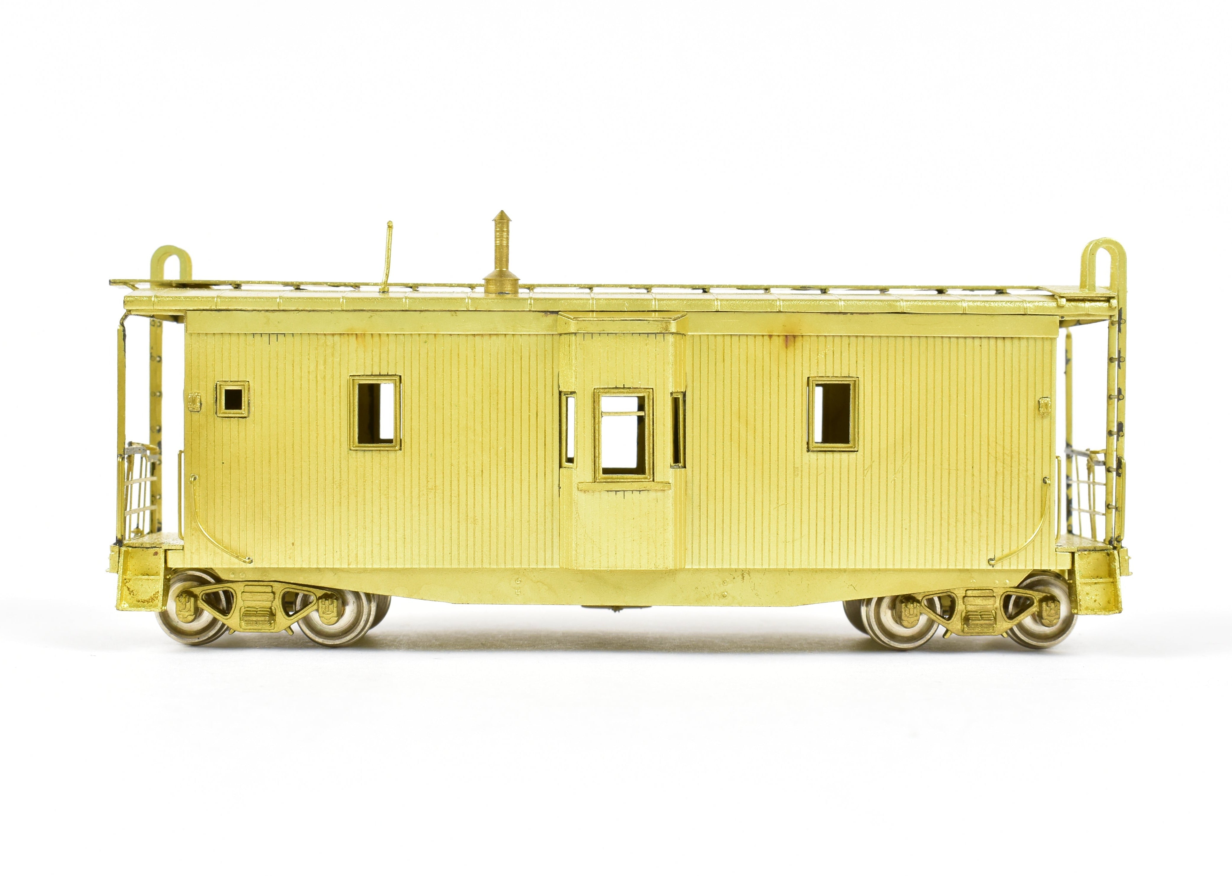 HO Scale Brass Northern Pacific Wood Bay Window Caboose Model #10506 - 10594 by Overland Models, Inc. (OMI)