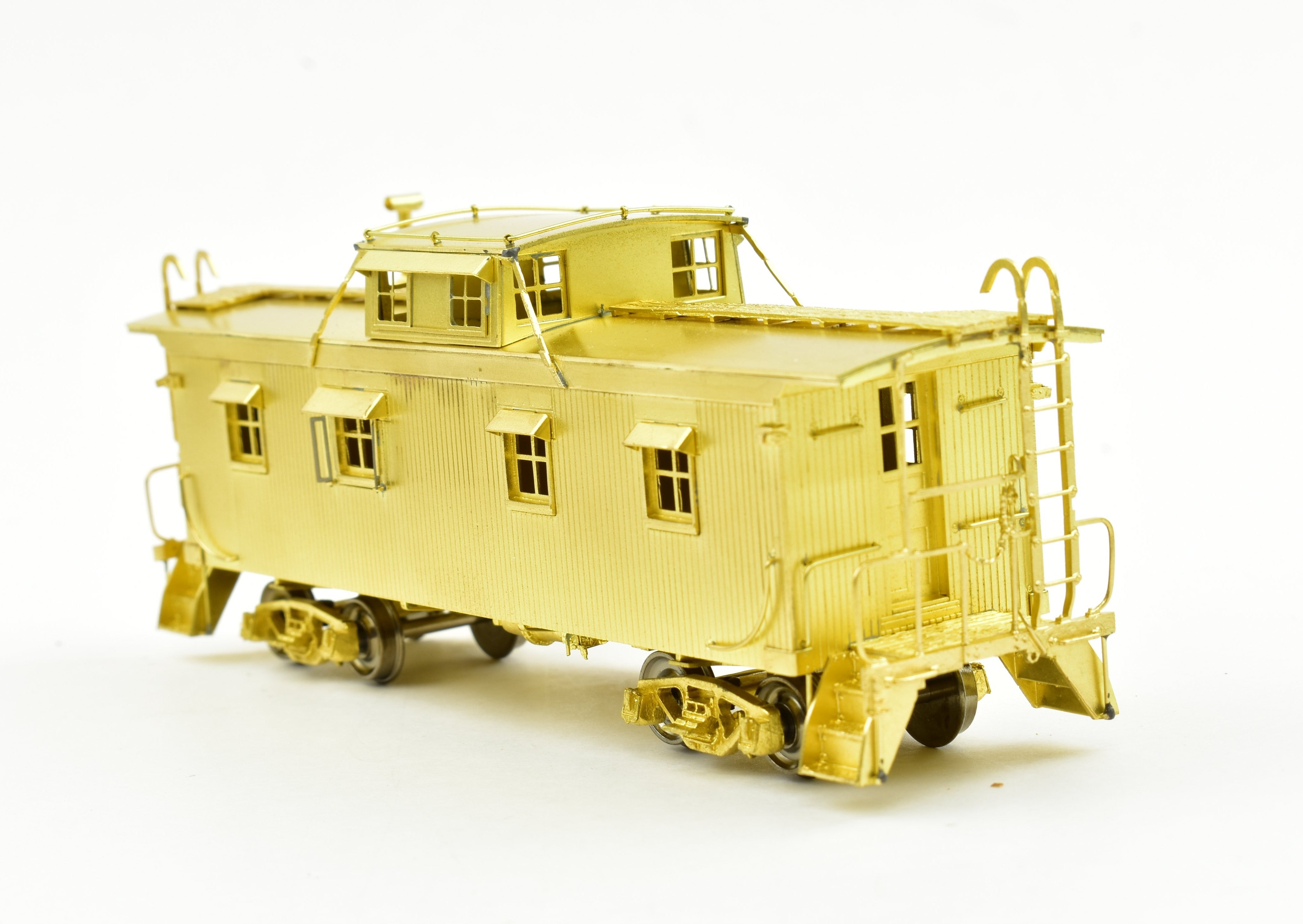 HO Scale Brass OMI - Overland Models, Inc. Atlantic Coast Line M-3 Wood Sheath Caboose Model