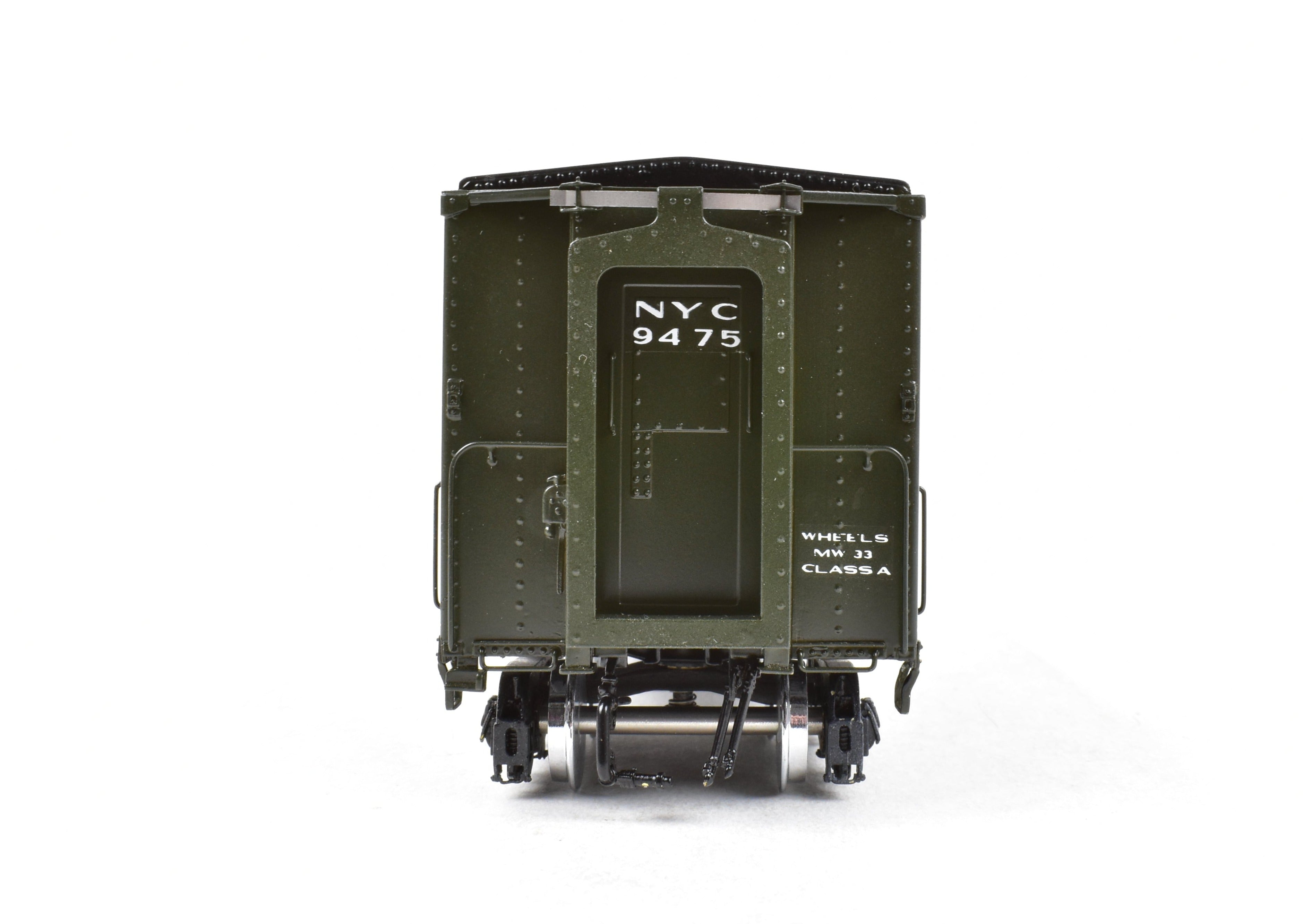 S Scale Brass Model of New York Central Pullman Troop Sleeper Express Box Car Conversion by River Raisin Models from NYC - River Raisin Models' Special Edition in S Scale