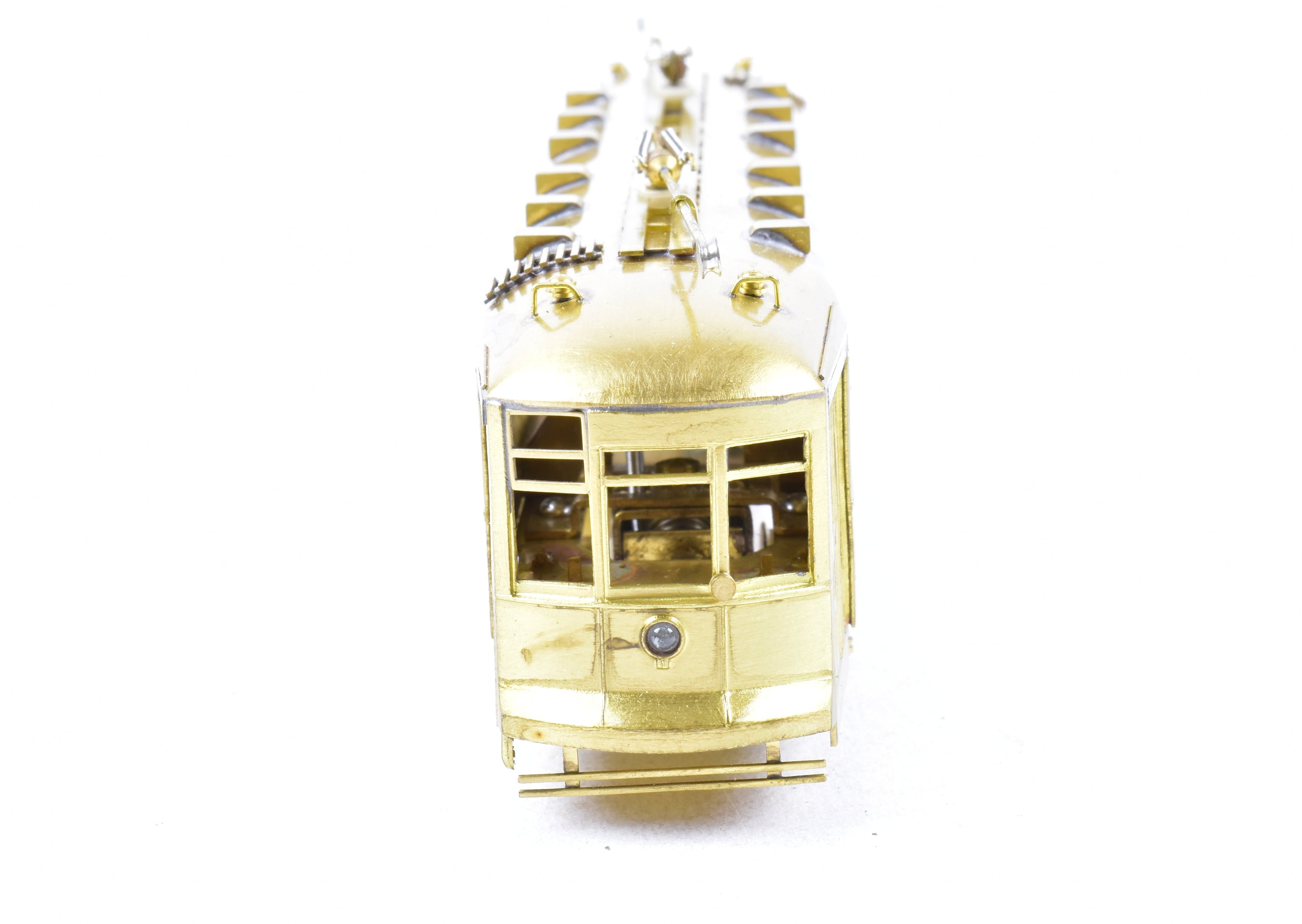 HO Scale Brass Chicago Surface Lines 169 Car Model - Fairfield Models 344 - 1 with New NWSL Gears for Model Trains