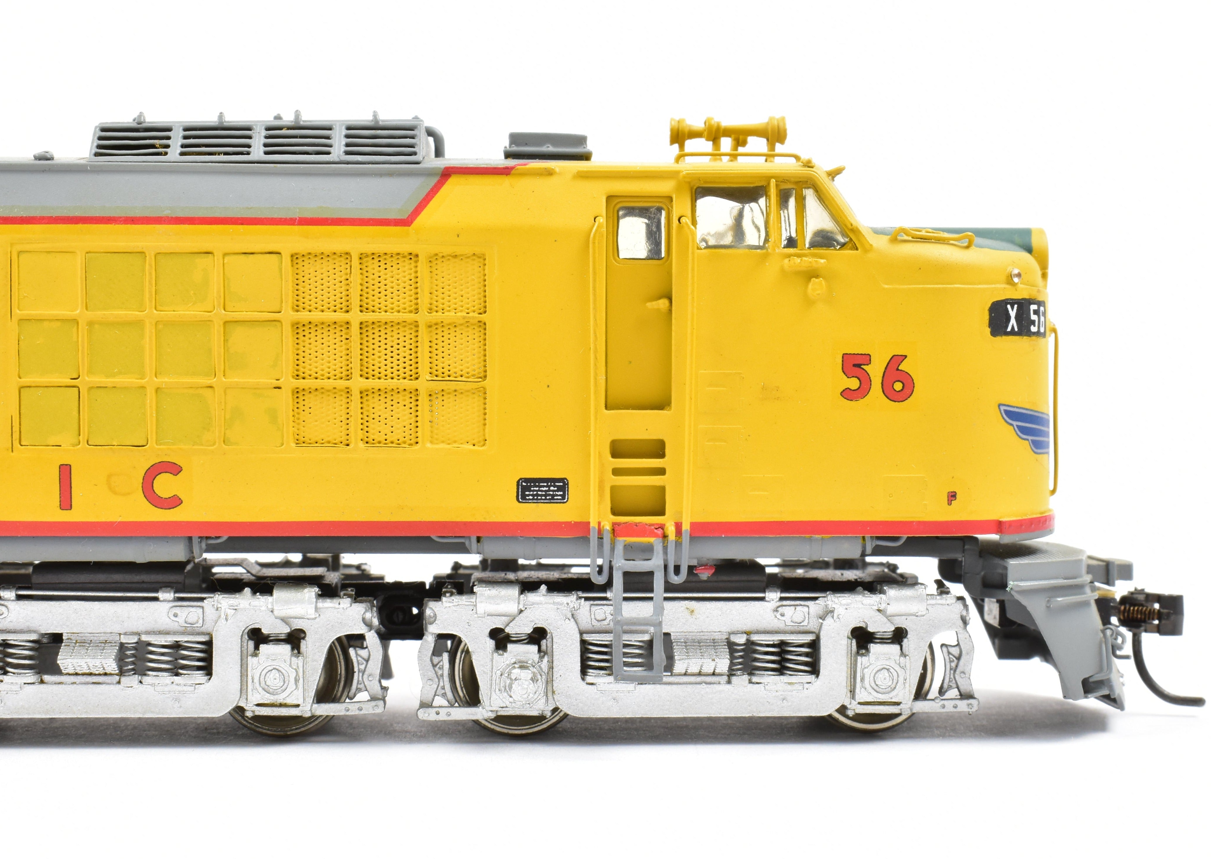 HO Brass UP Union Pacific Standard Turbine w/ Round Tender Custom Painted #56 by OMI