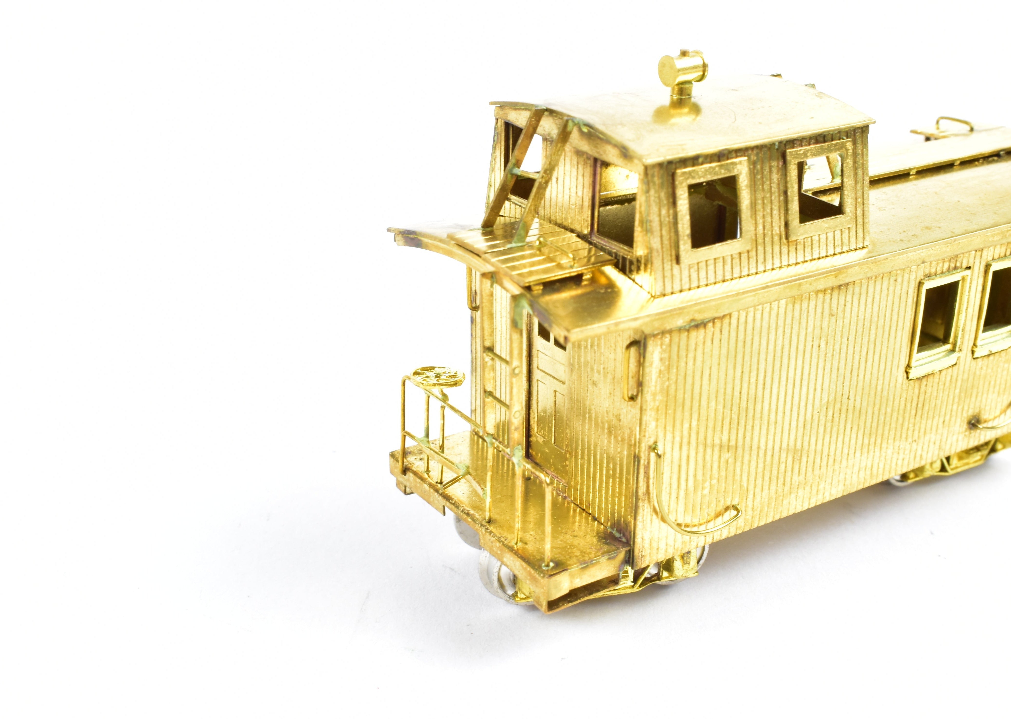 HOn3 Scale Brass Model Train Caboose by Westside Model Co. - Florence and Cripple Creek #5, Ideal for Model Railroading Enthusiasts