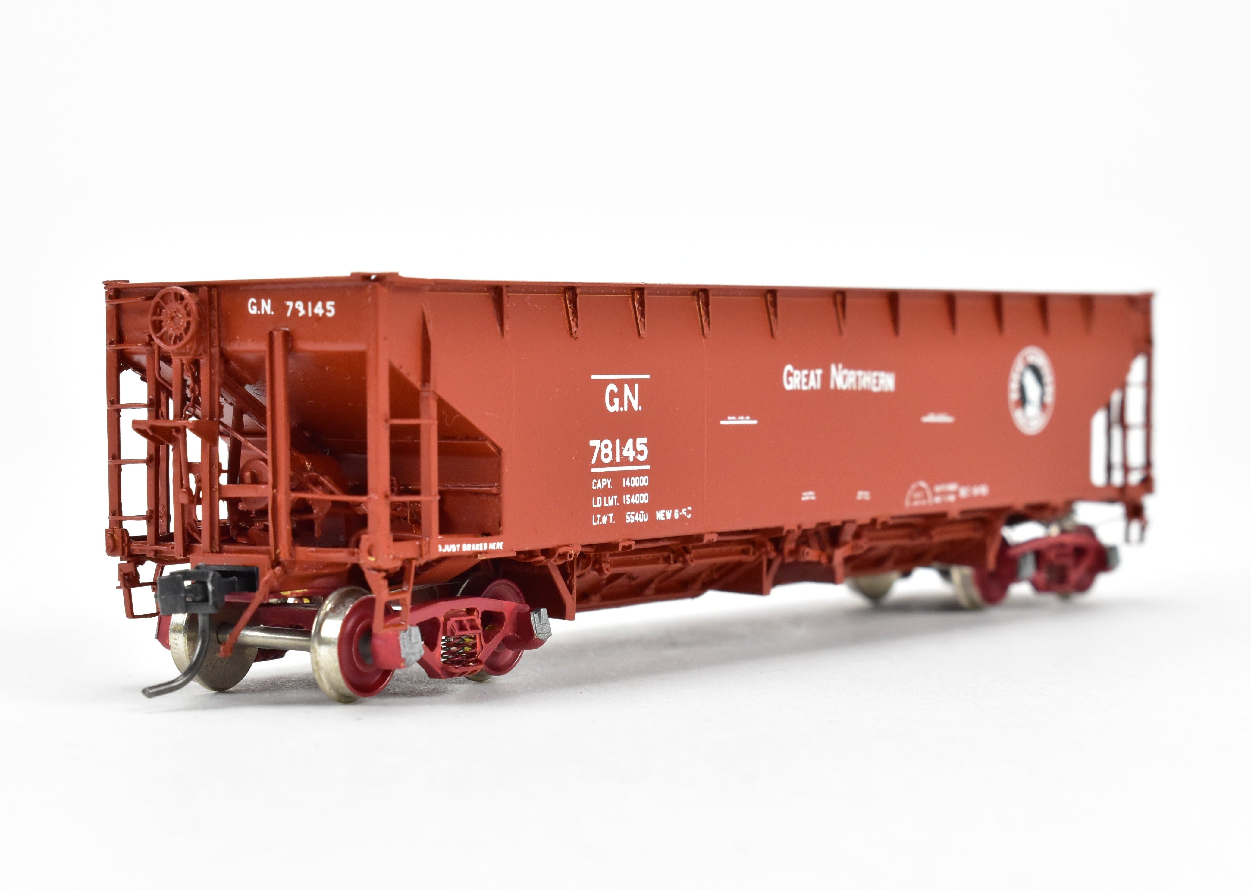 HO Scale Brass Great Northern 70-Ton Selective Service Car C/P No. 78145 by W&R Enterprises