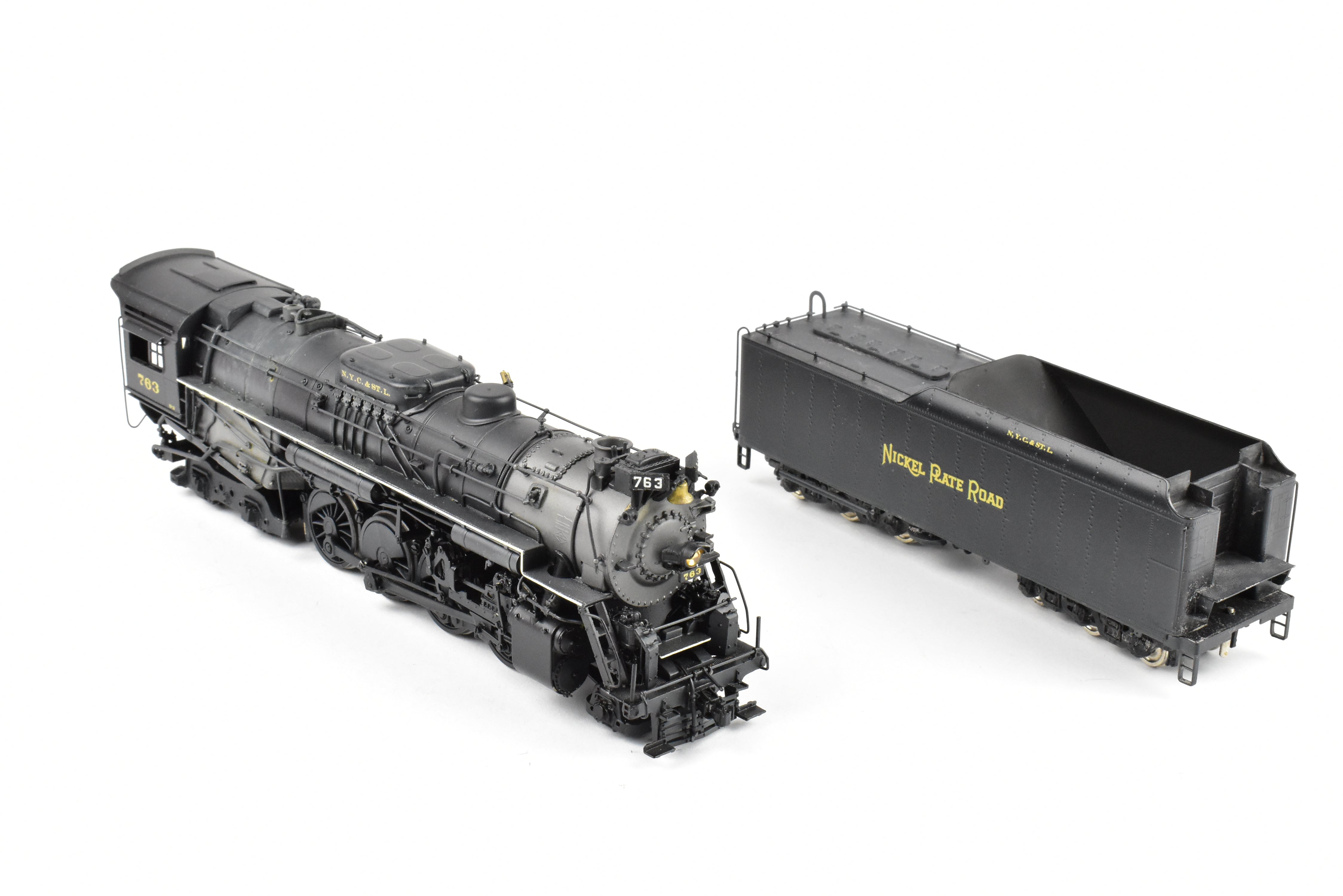 HO Brass Key Imports NKP Nickel Plate Road Weathered S-2/3 Class 2-8-4 Berkshire CP Model