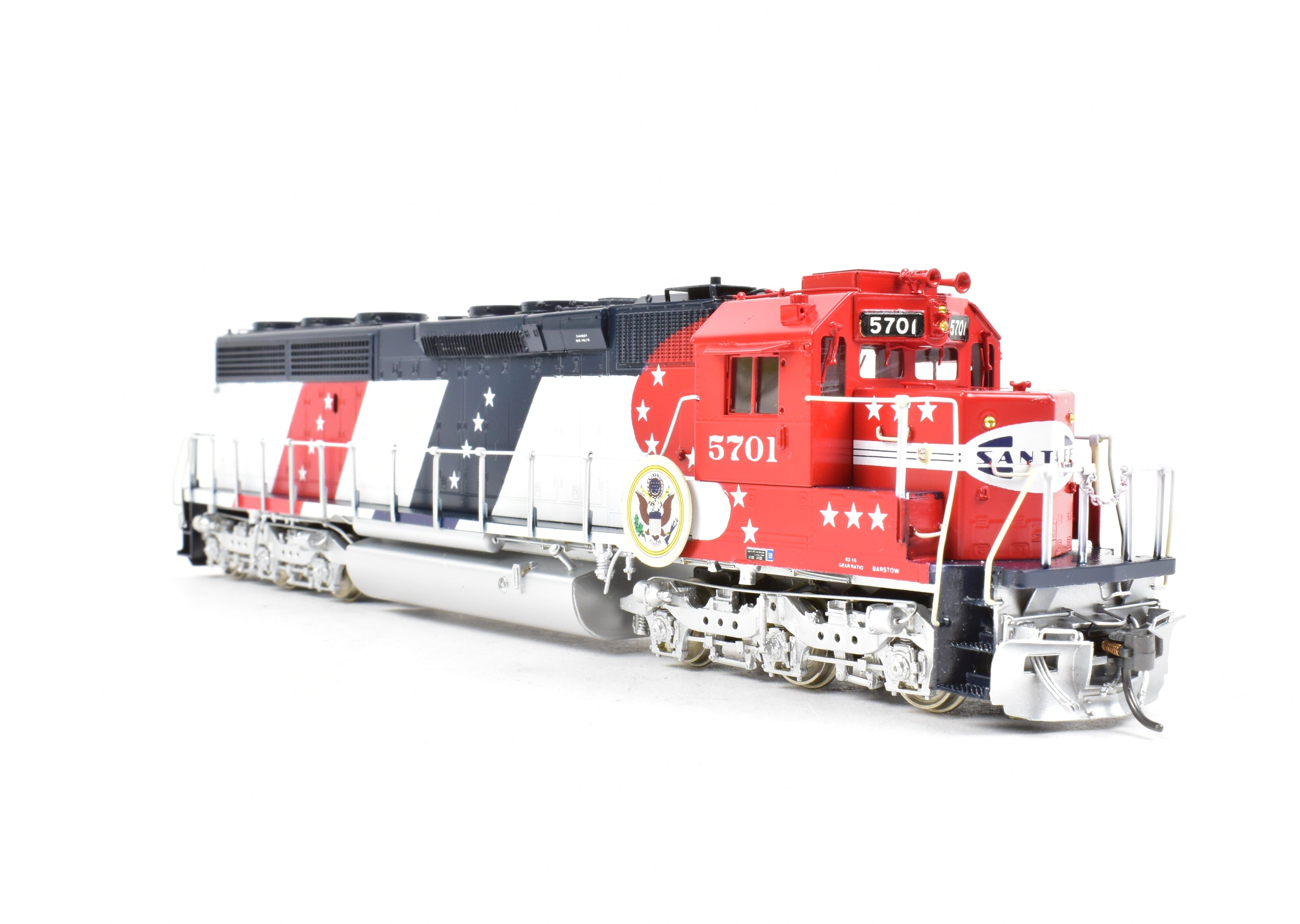 HO Brass OMI Overland Models Inc AT&SF Santa Fe SD45-2 Bicentennial Factory Custom Painted