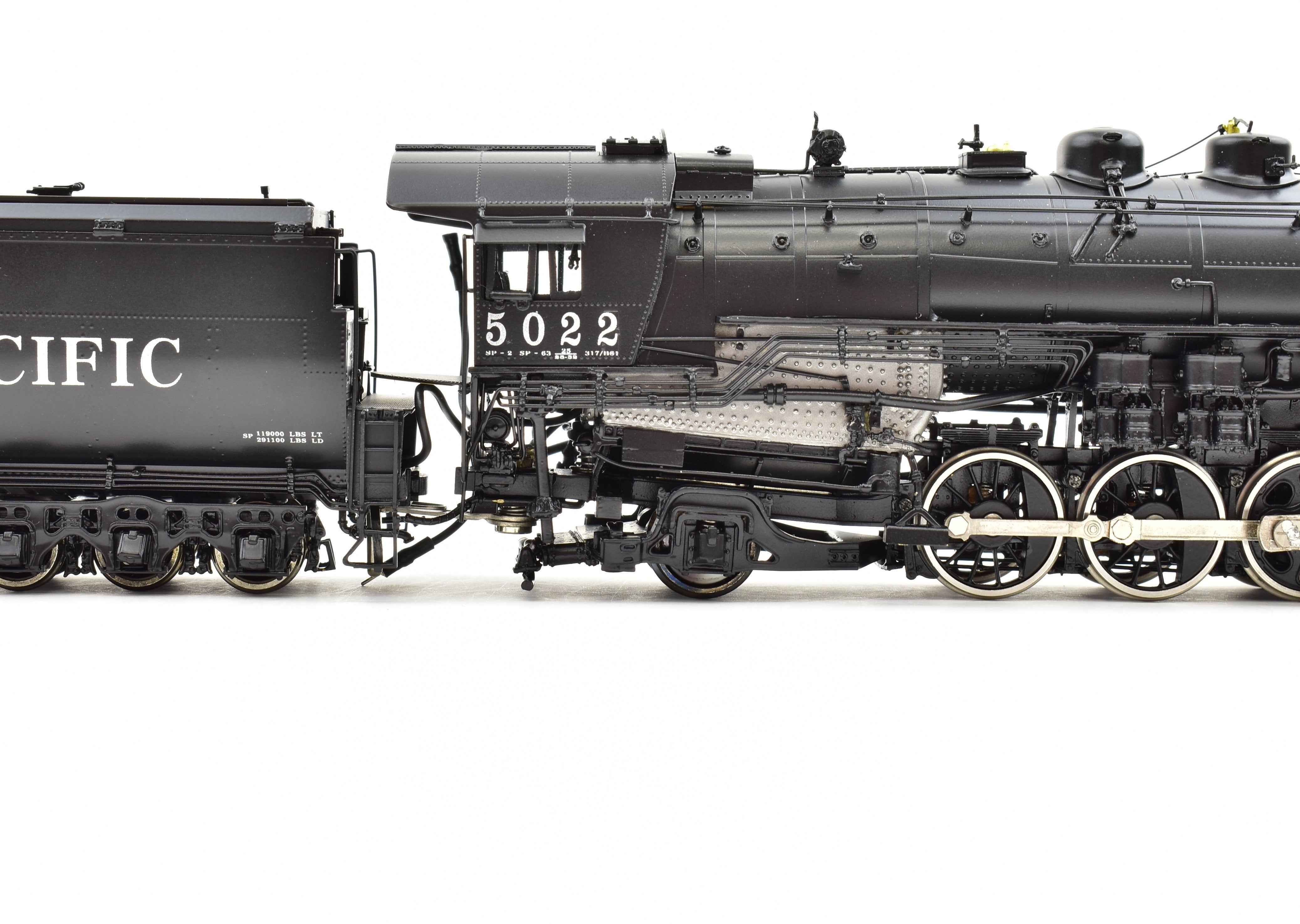 HO Scale Brass Precision Scale Co. SP 4-10-2 Factory Painted Locomotive #5022