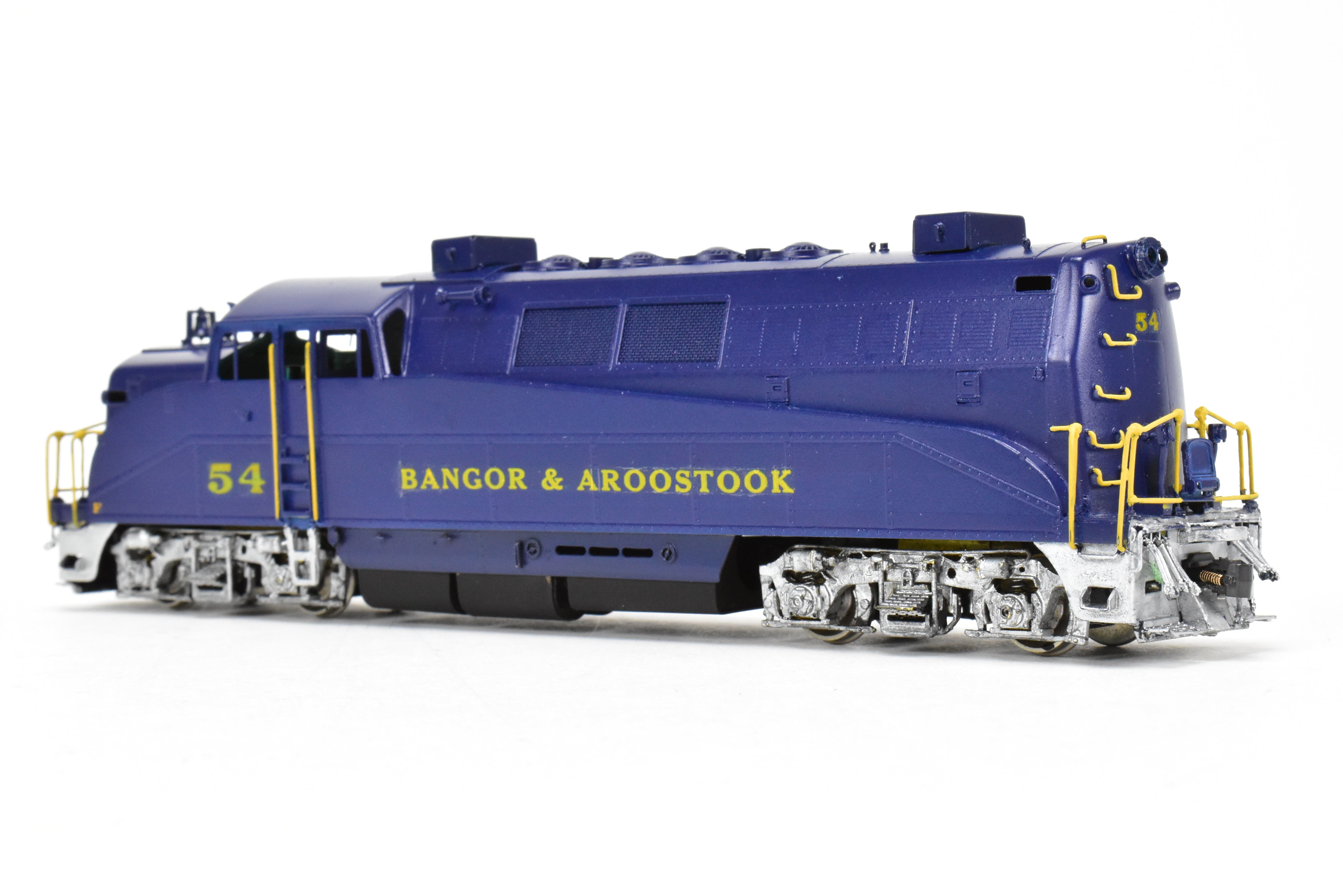 HO Brass OMI - Overland Models Inc. Bangor and Aroostook EMD BL - 2 Type B #54 with Blue Paint