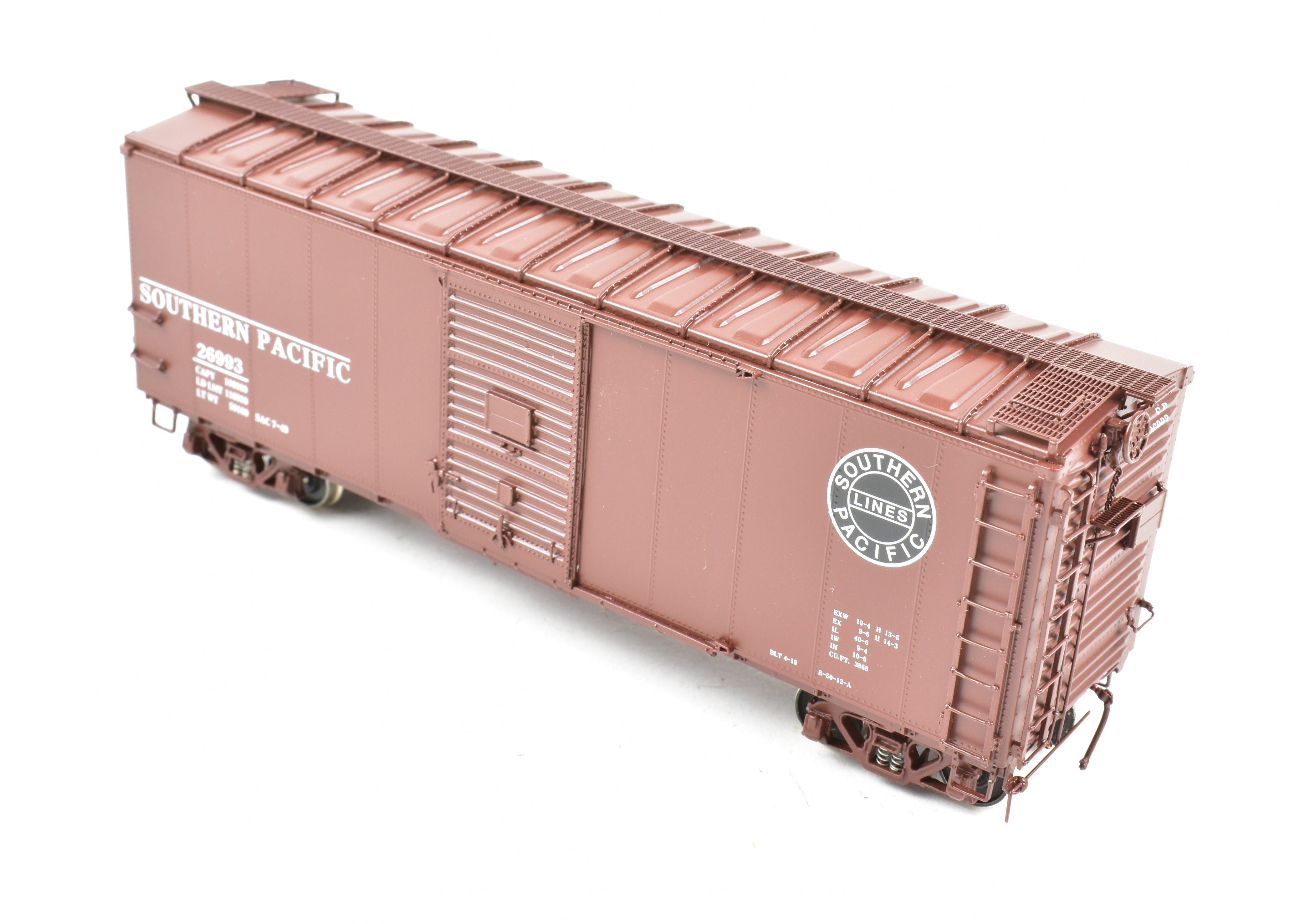 2001 HO Brass Southern Pacific Class B - 50 - 12 - A Box Car Model No. 26993