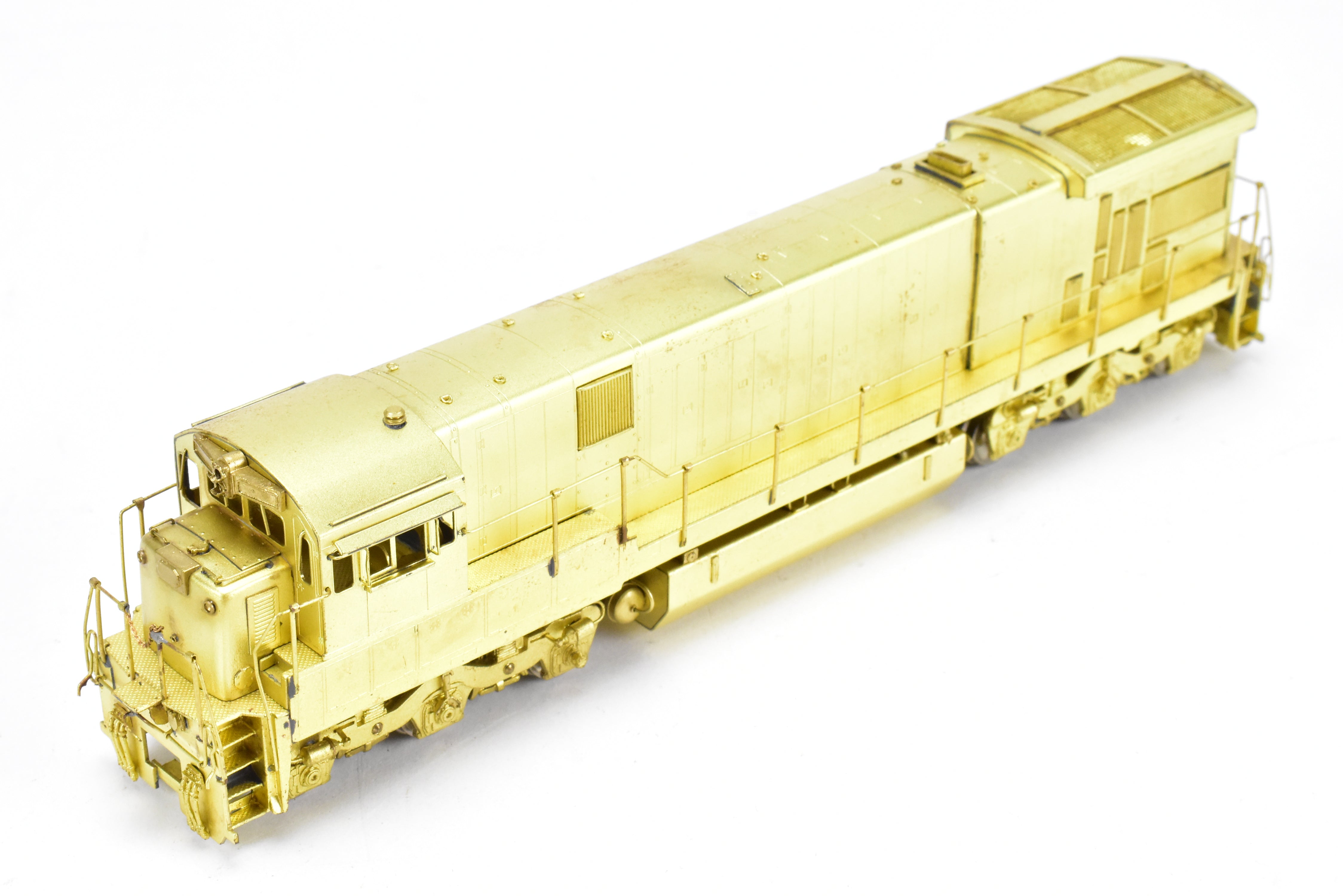 HO Scale Brass Model Train Locomotive - Overland Models Inc. GE C30 - 7 Four Window Cab for Various Roads