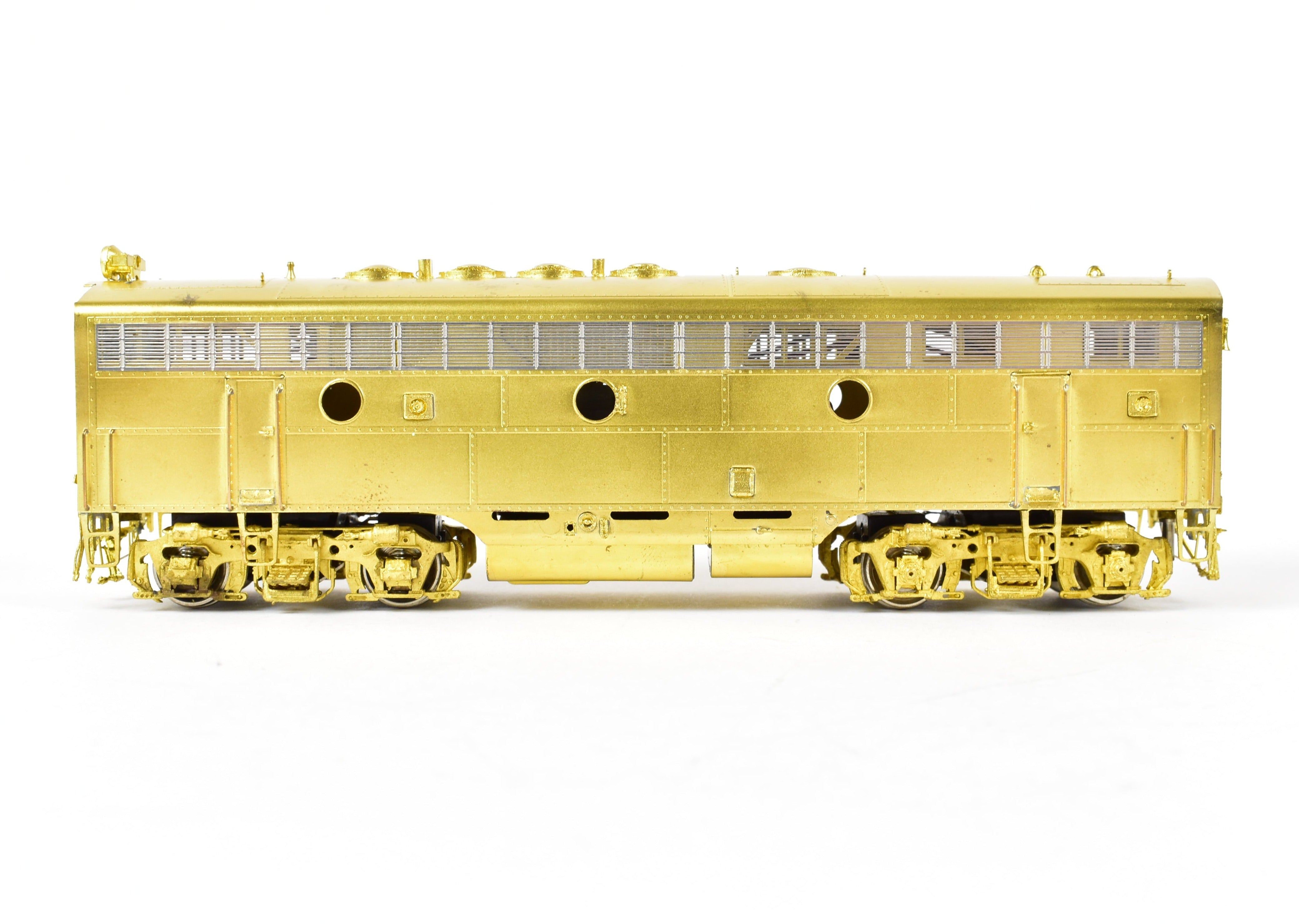 HO Scale Brass OMI - Overland Models Inc. Western Pacific EMD F7B Nos. 913B,C - 921B,C Freight Locomotive Models with Steam Headlight from the 1960 Era