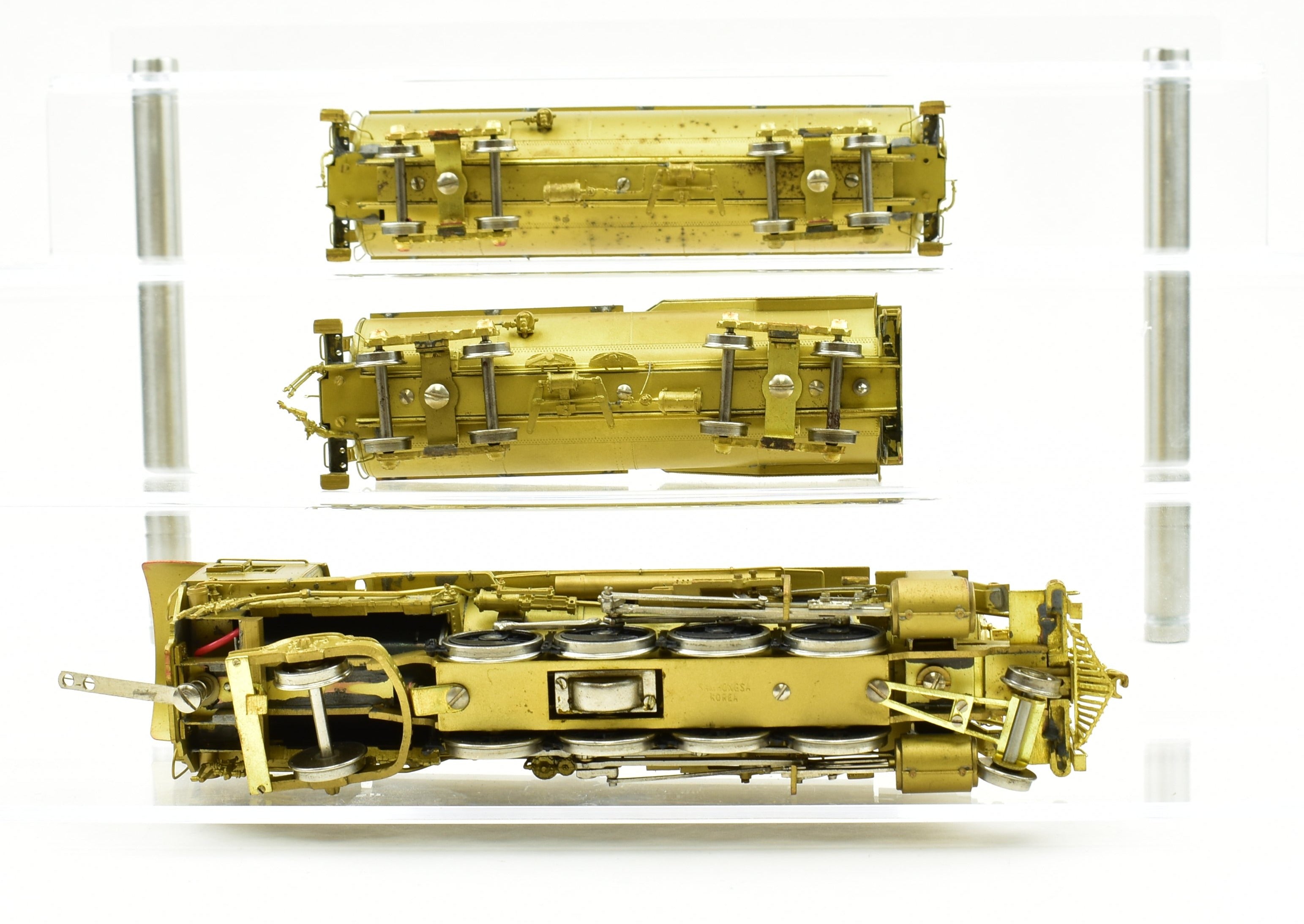HO Scale Brass Model Train - Westside Model Co. Baltimore & Ohio Q - 4b 2 - 8 - 2 Mikado Steam Locomotive With Auxiliary Tender