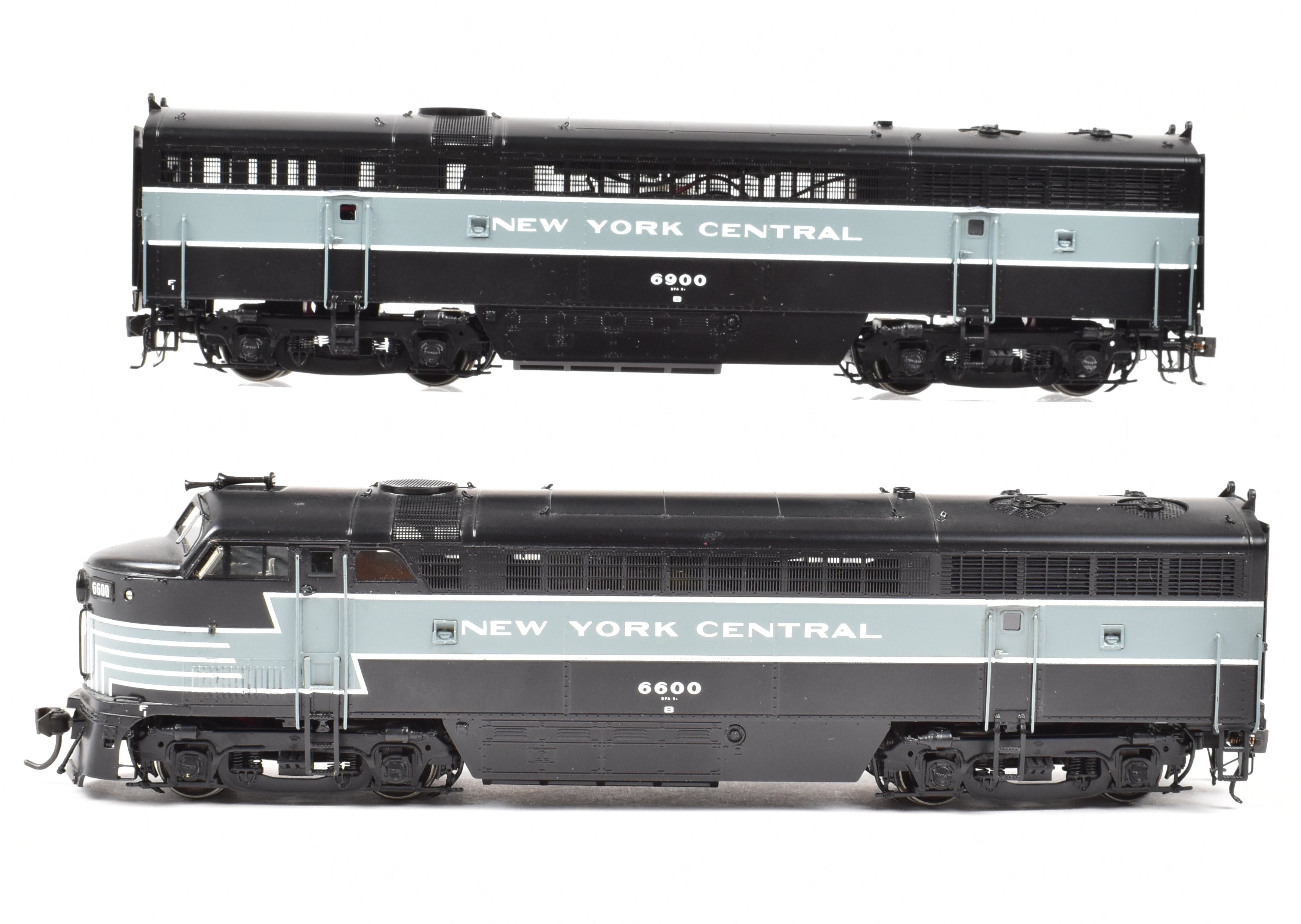 HO Scale Brass Locomotive Models - Overland Models Inc. New York Central Fairbanks Morse CFA 16 - 4/CFB 16 - 4 C - Liners, Factory Painted with Road Numbers 6600/6900
