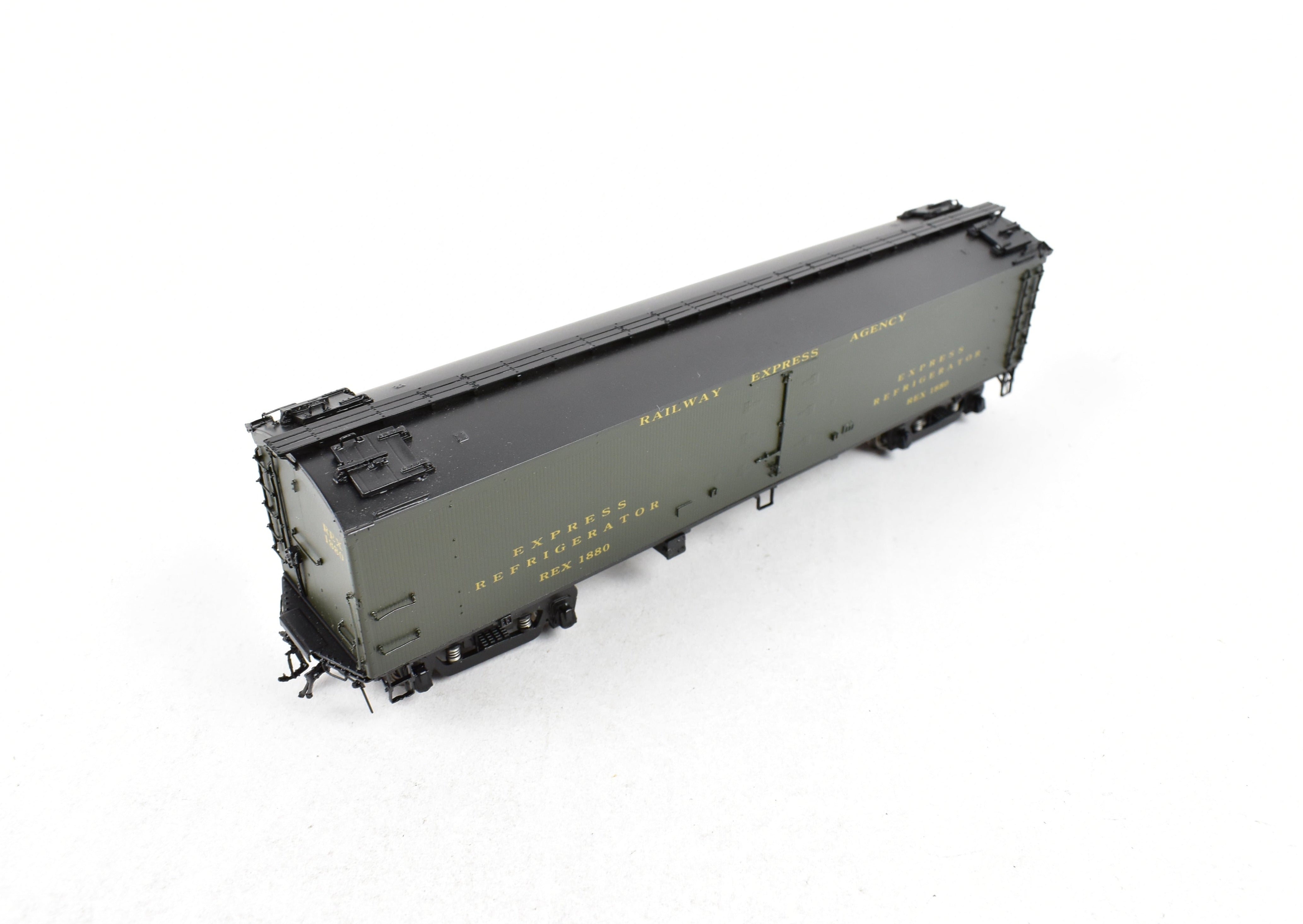HO Brass Precision Scale Co. REA Railway Express Agency BR Class 53' 6 Reefer Brake System Model