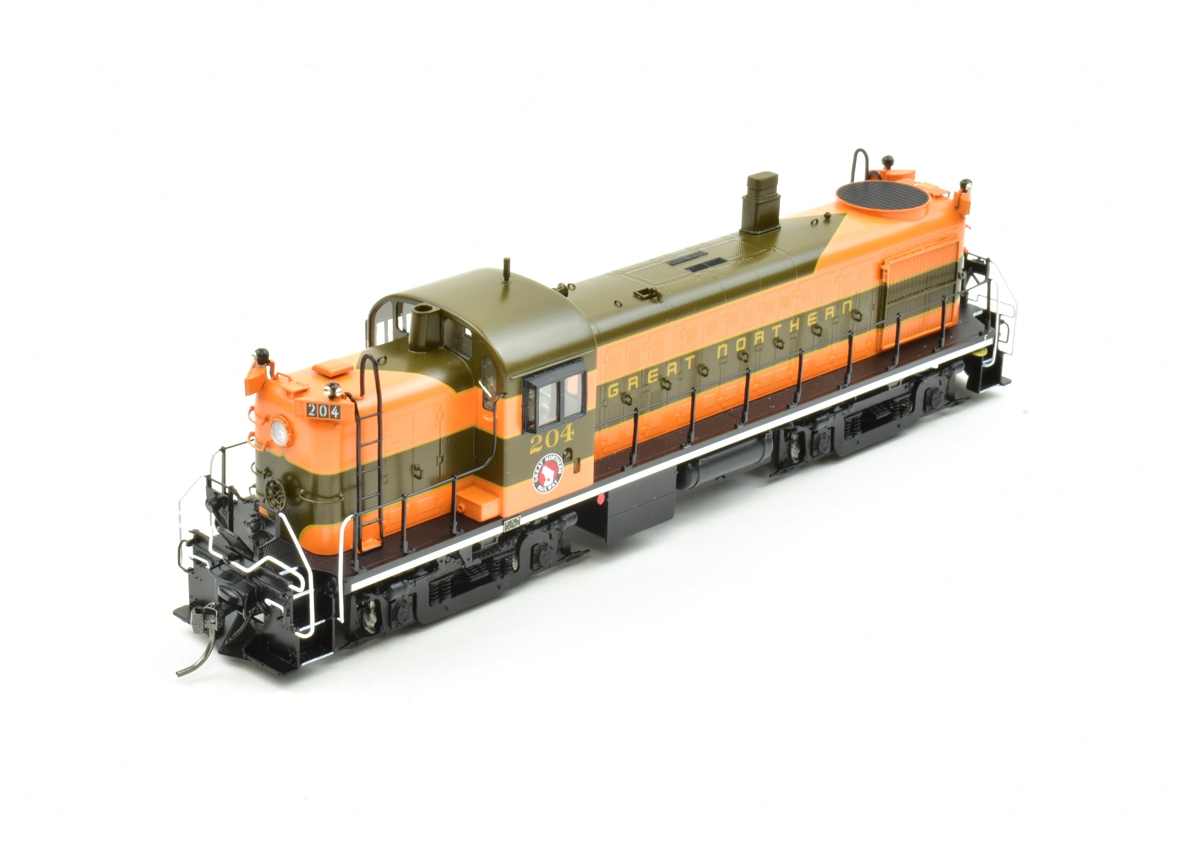HO Scale Brass Division Point Great Northern Alco RS2 Factory Painted Locomotive Model #204