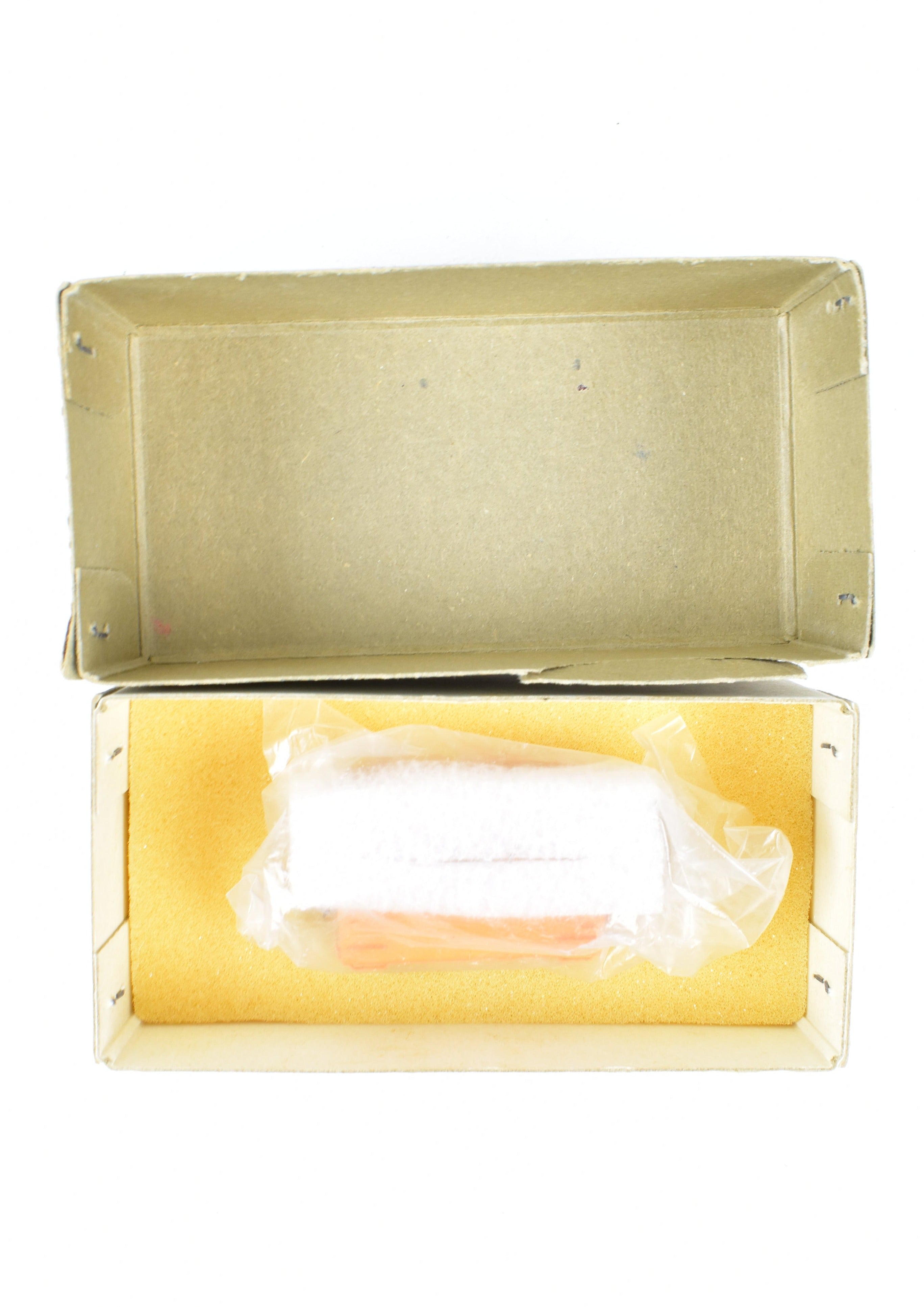 HO Scale Brass Hallmark Models Various Roads 80,000-Pound Capacity Scale Test Car with Partial Orange Paint