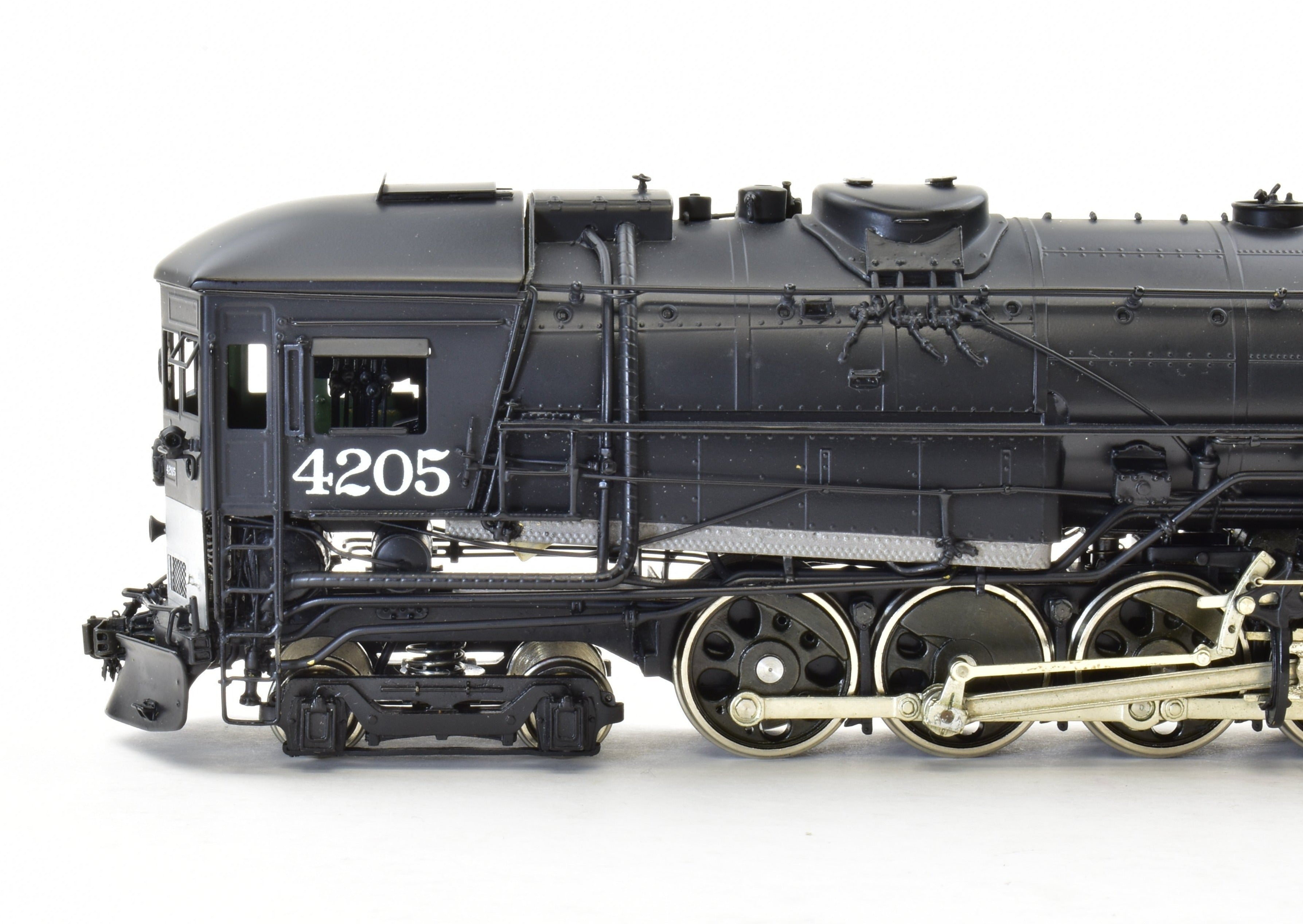 HO Scale Brass Key Imports Southern Pacific AC - 10 4 - 8 - 8 - 2 Cab Forward Locomotive #4205