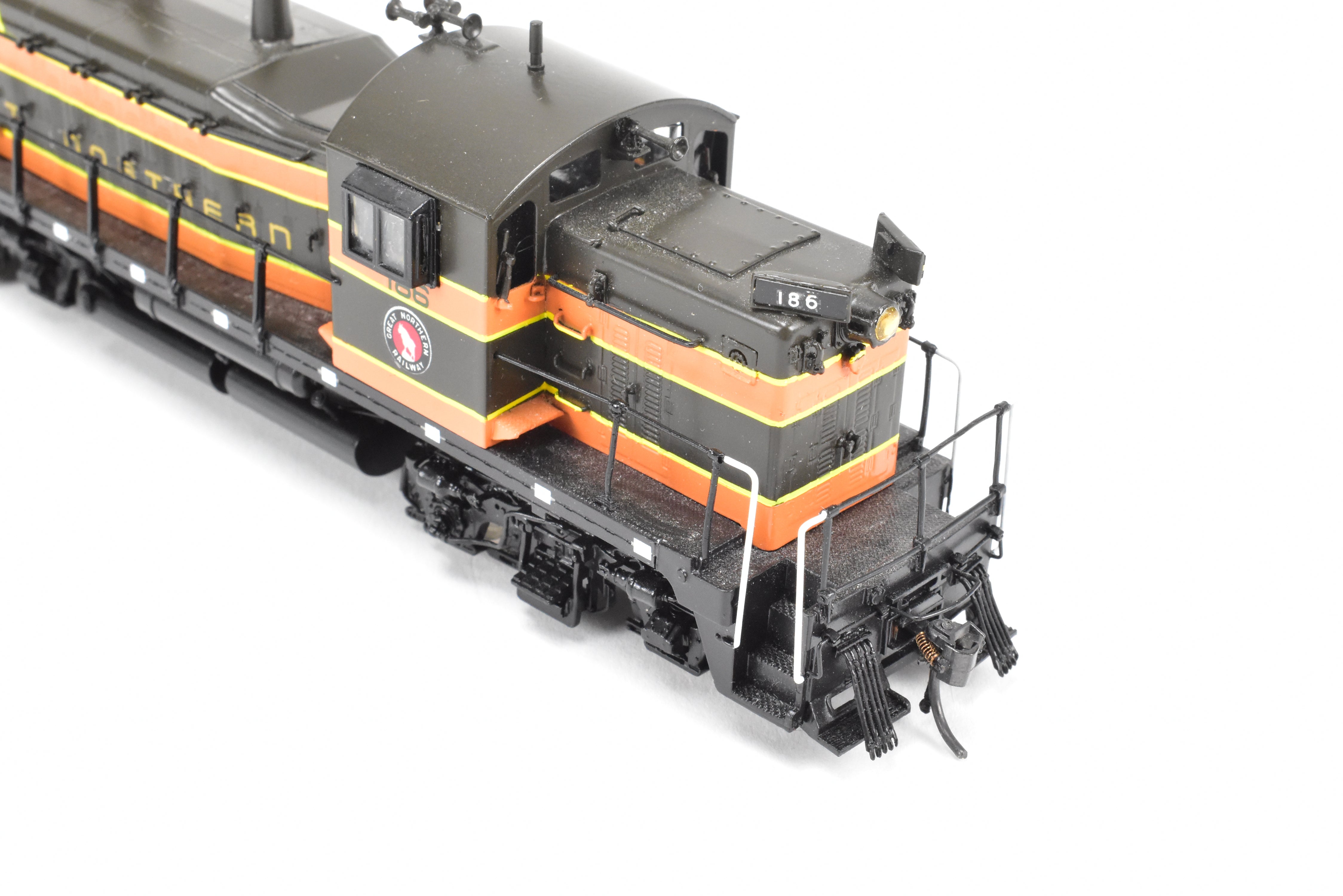 HO Scale Brass Model Train - Overland Models Inc. (OMI) Great Northern EMD NW - 5 Modernized Pro - Painted Locomotive No. 186