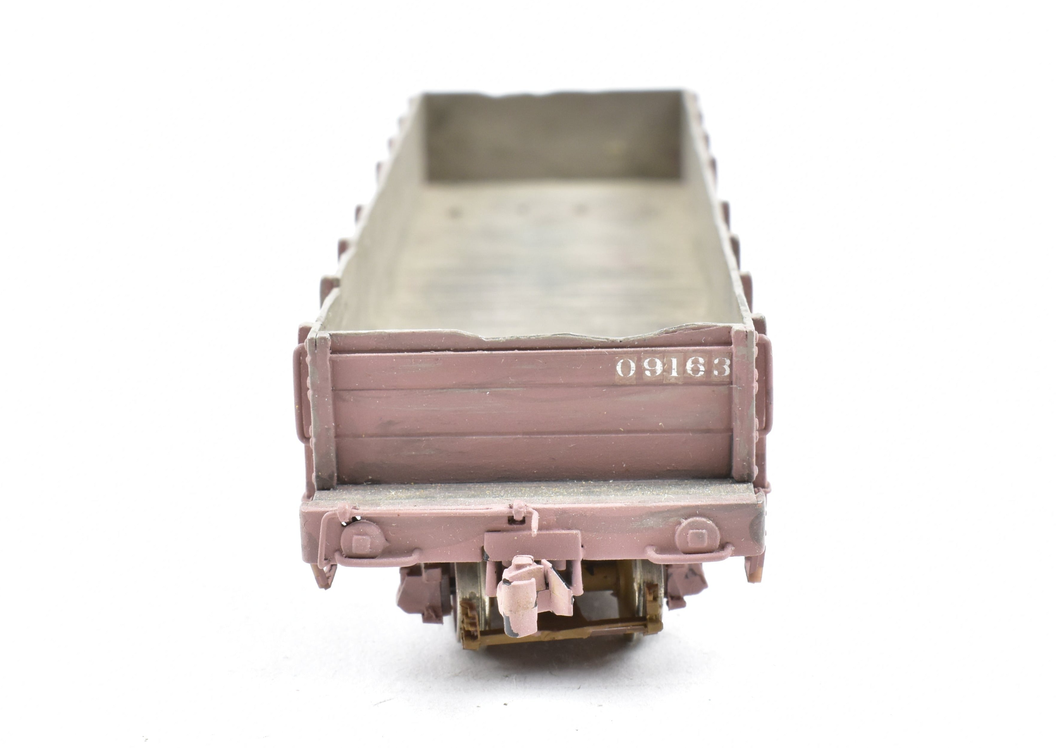 HOn3 Scale Brass Pacific Traction D&RGW - Denver & Rio Grande Western Custom Painted and Weathered Gondola Model Train Car