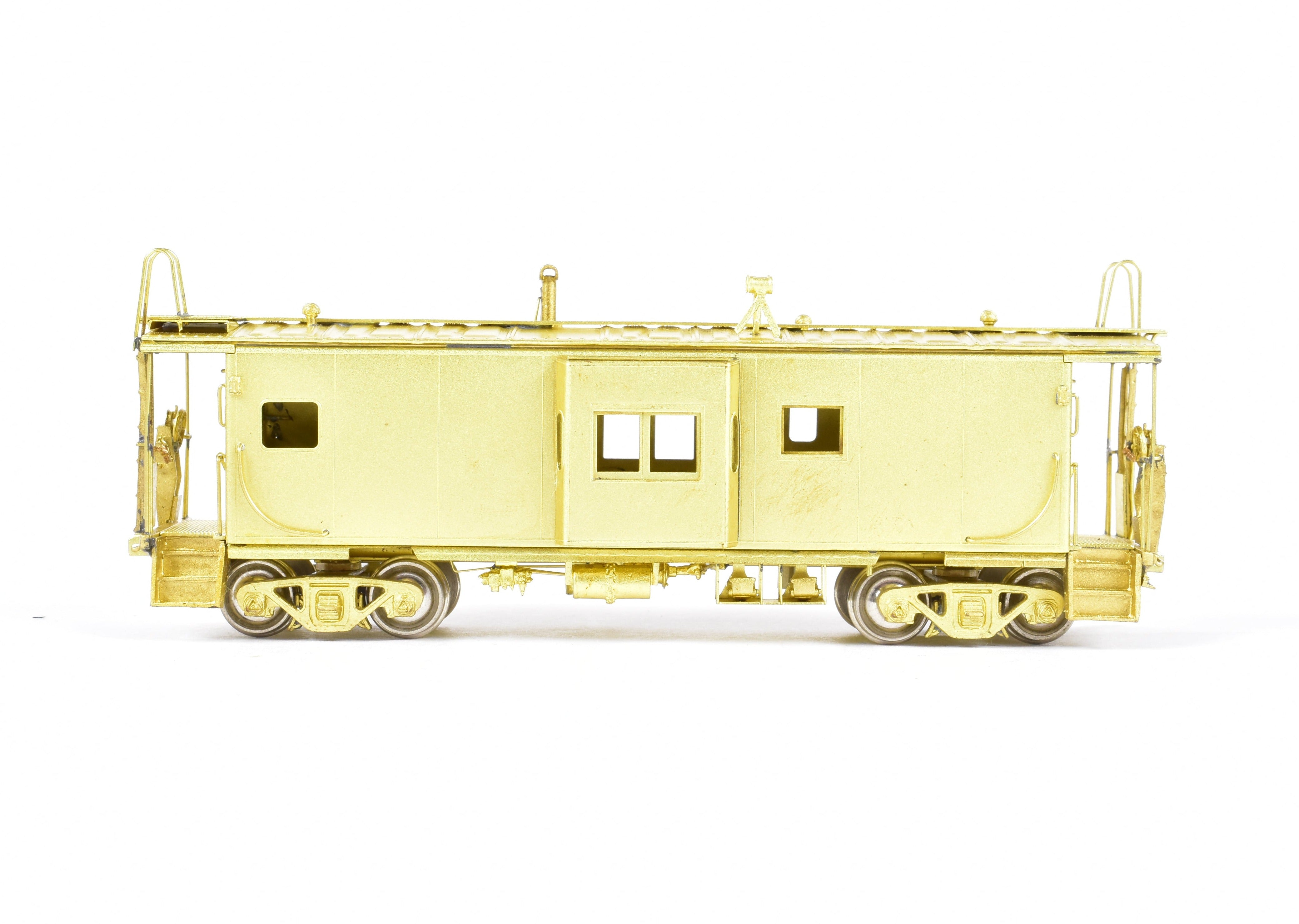 HO Scale Brass Conventional Bay Window Caboose - OMI (Overland Models, Inc.) Union Pacific CA - 13 Caboose with Roof Walk for Model Trains