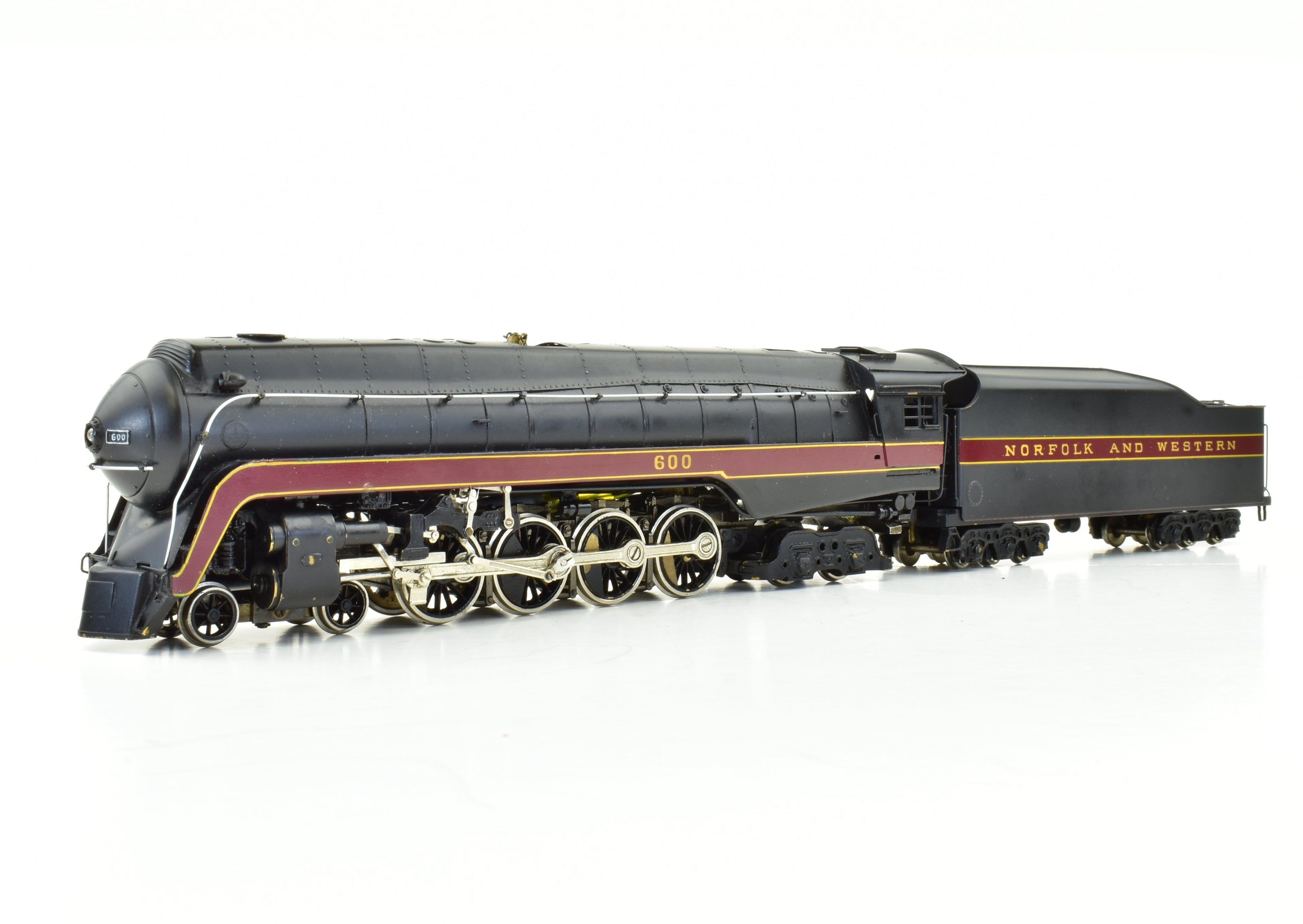 Rare HO Brass PFM Norfolk & Western Class J 4-8-4 Hand Painted by Tenshodo