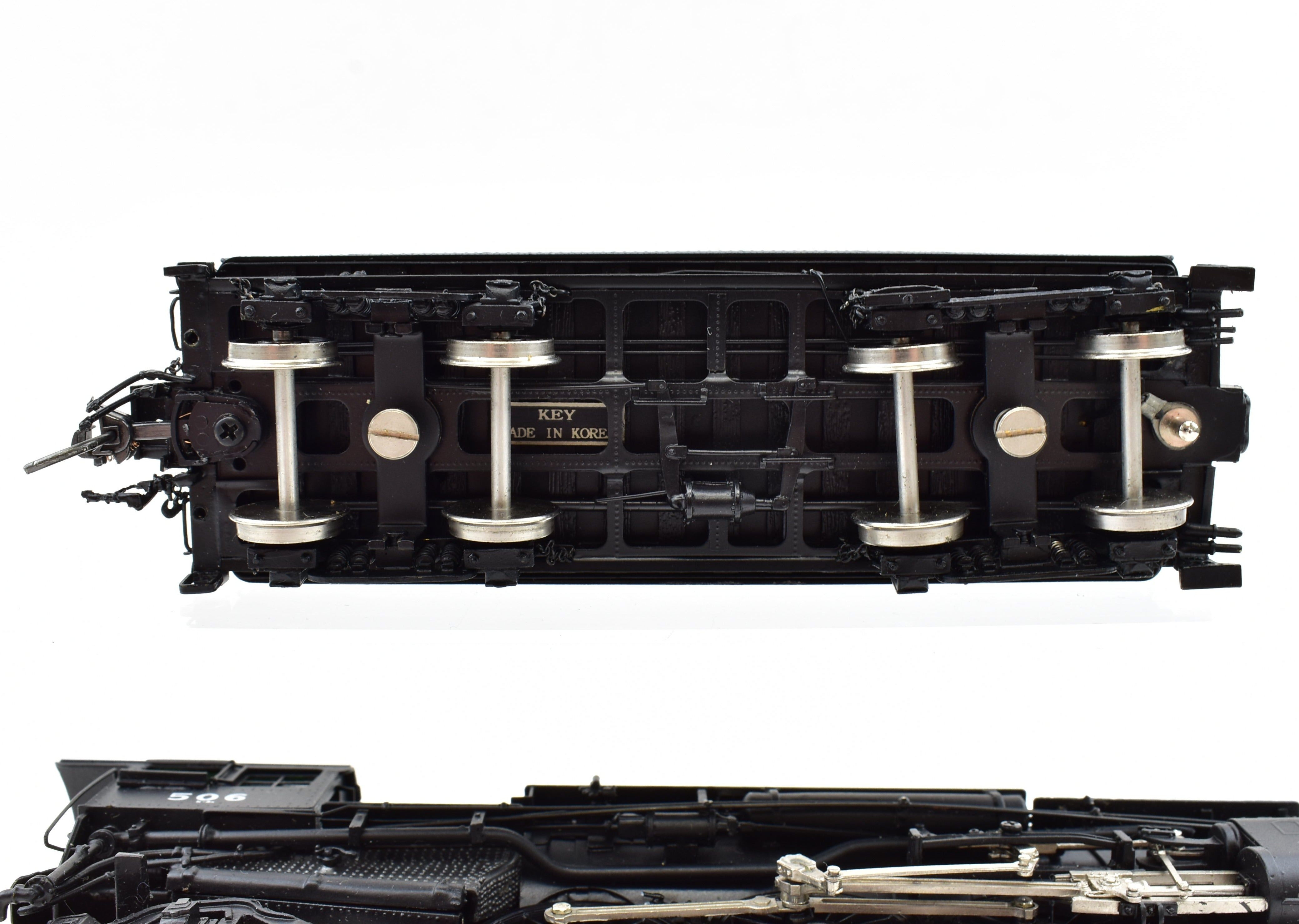 HO Scale Brass Imported Boston & Albany K-3n 4-6-2 Pacific Steam Locomotive Model Factory Painted as #506 without Lights by Key Imports