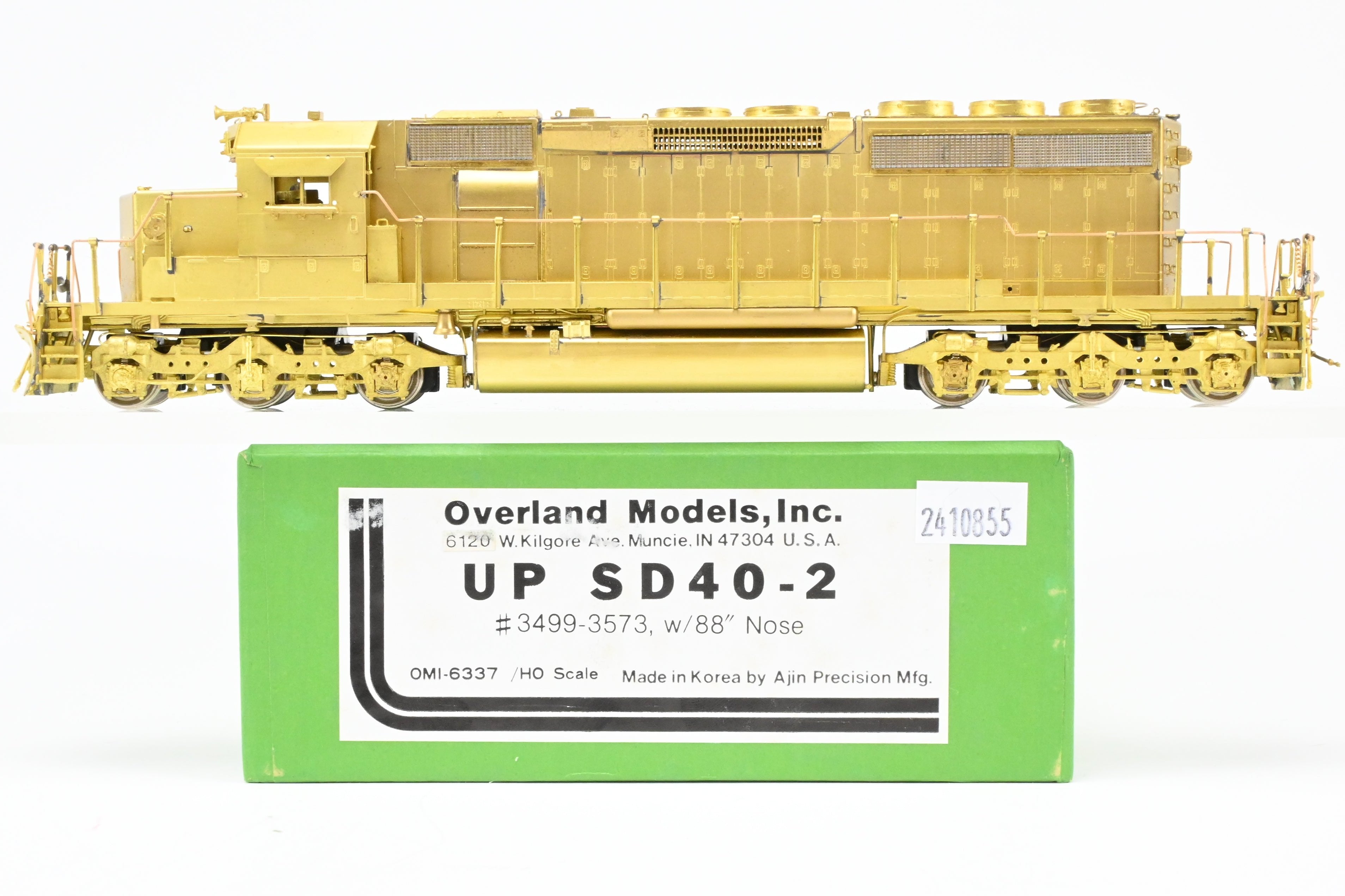HO Brass OMI UP Union Pacific EMD SD40 - 2 #3499 - 3573 88 - Inch Nose Model