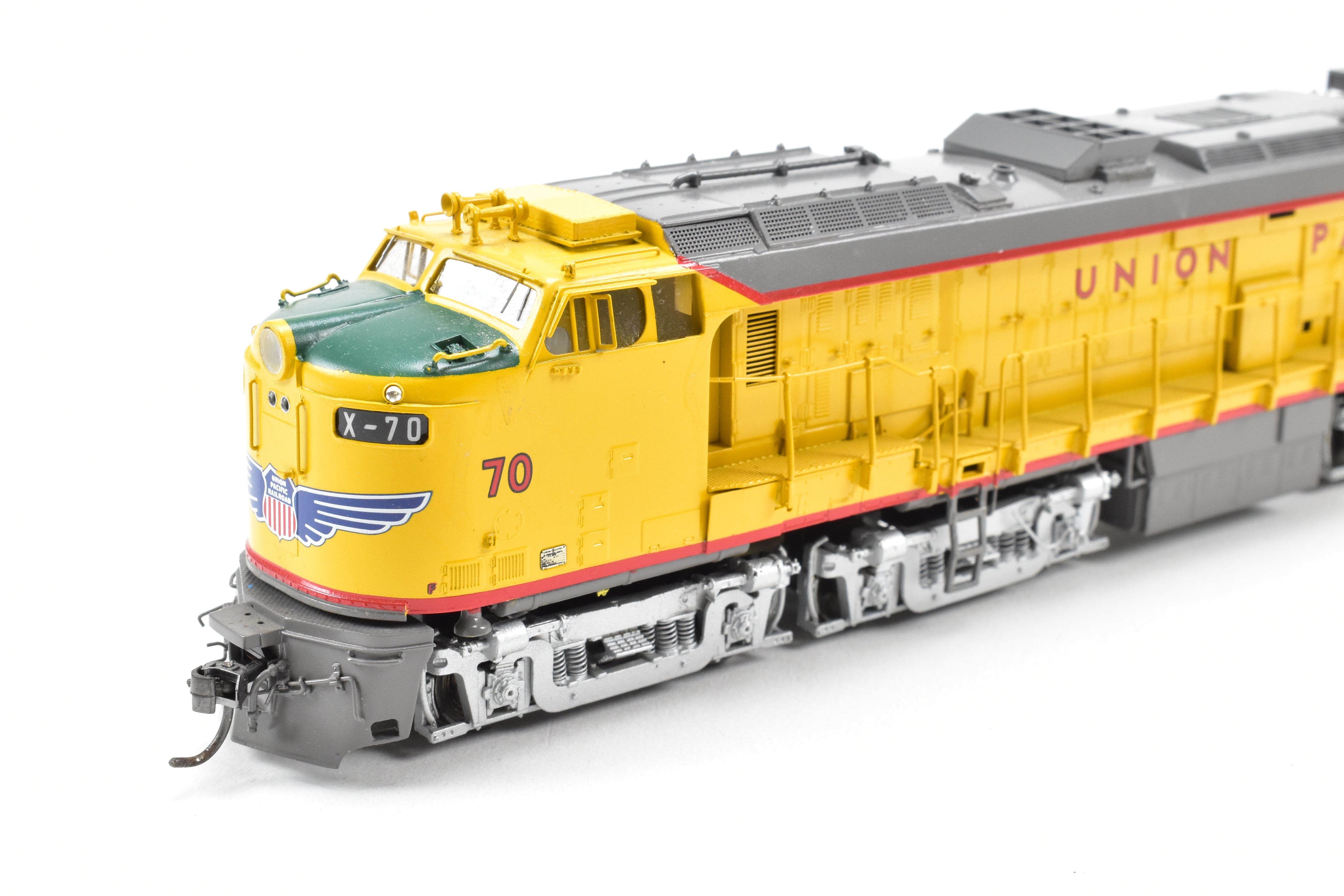 HO Brass OMI UP Union Pacific Veranda Turbine Round Tender #73 Custom Painted