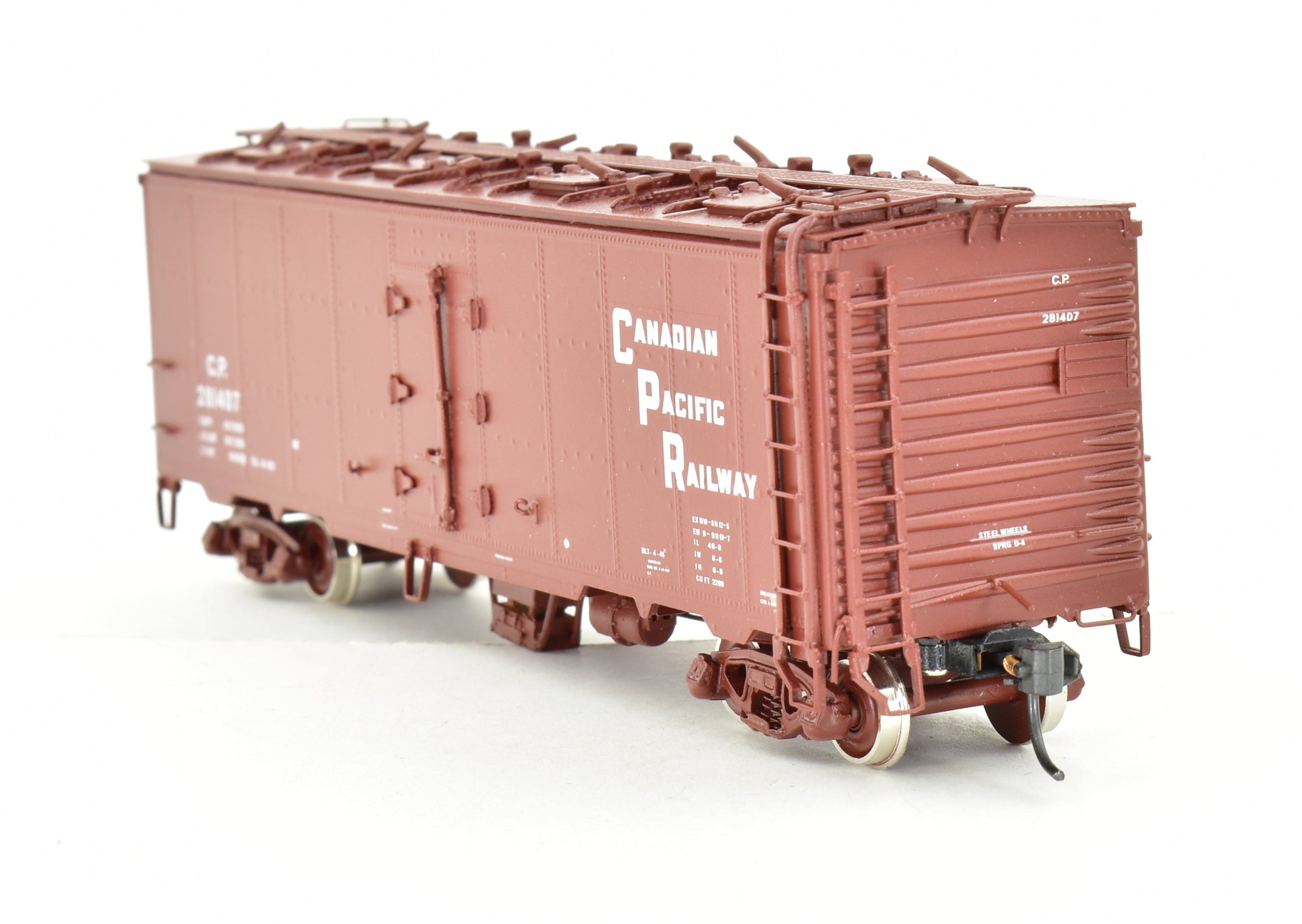 1986 HO Brass PFM - Van Hobbies Canadian Pacific 40 ft Ice Steel Reefer Model