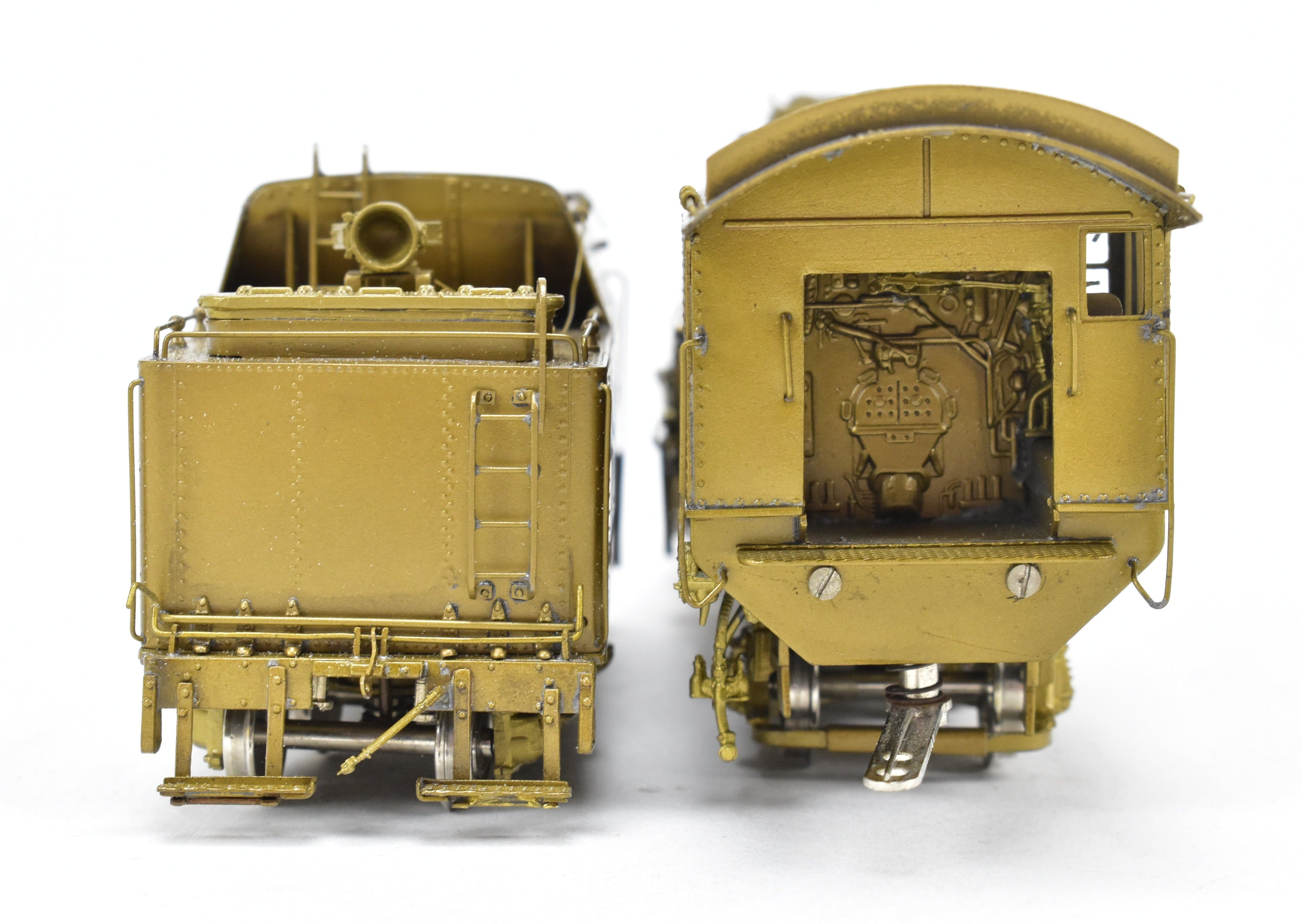 HO Scale Brass Model of Oriental Limited CB&Q - Burlington Route O - 1a 2 - 8 - 2 Steam Locomotive