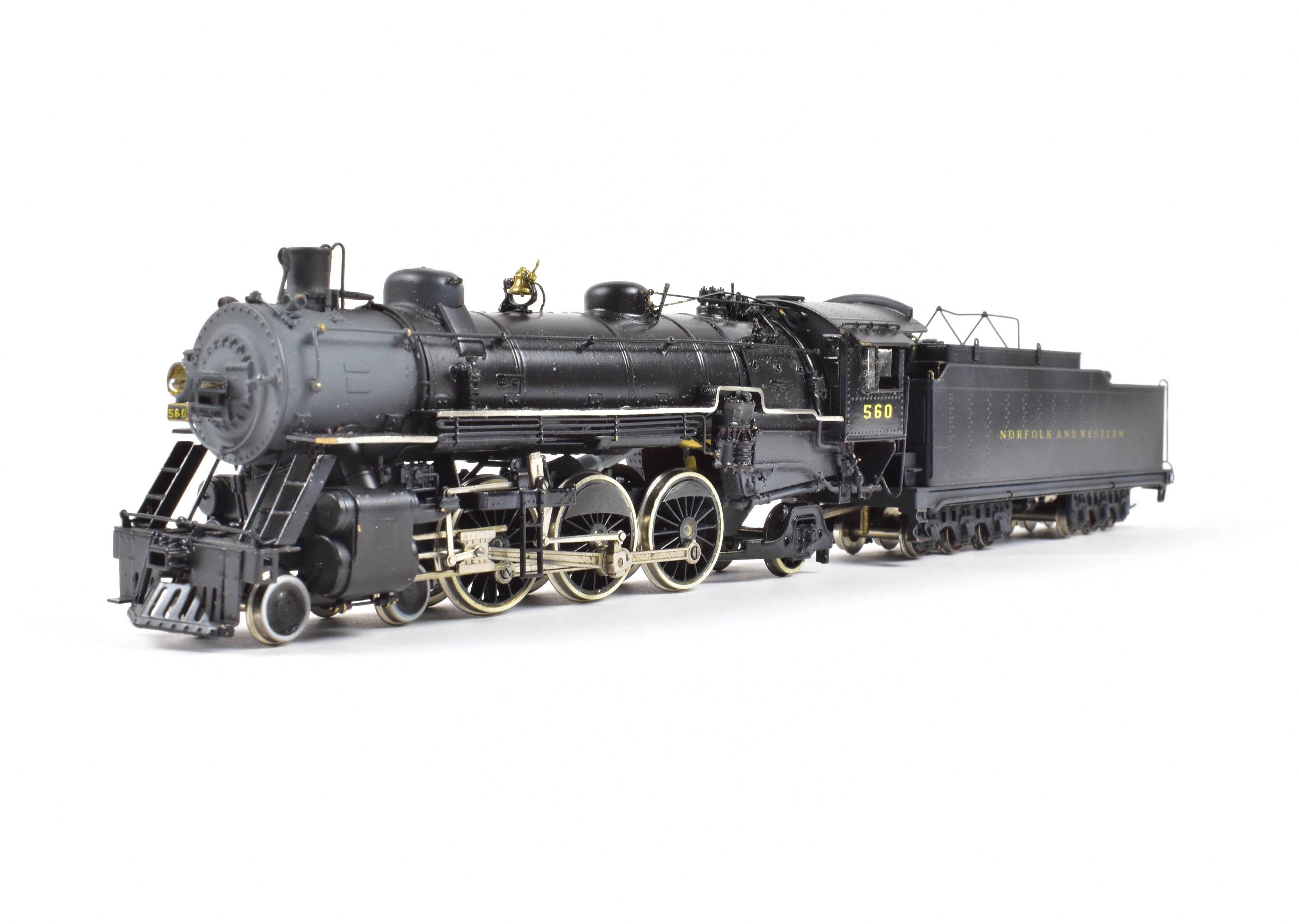 HO Scale Brass Hallmark Models MKT - Missouri Kansas Texas 4-6-2 C/P Pacific Model Train with N&W - Norfolk & Western Decals #560 in ReBoxx Packaging