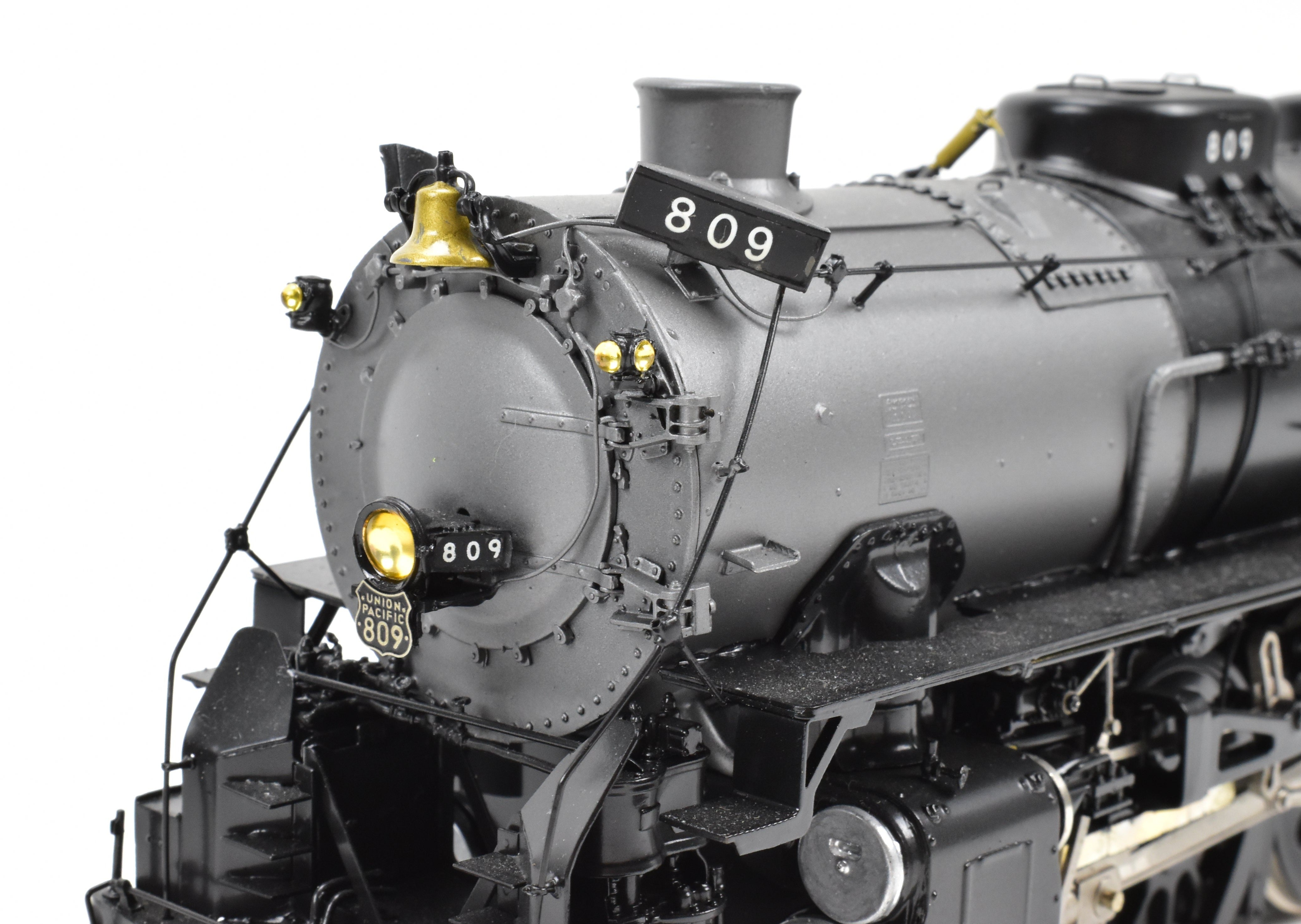 O Scale Brass Model Train - Overland Models, Inc. Union Pacific FEF - 1 4 - 8 - 4 Factory Painted Locomotive No. 809 As - Delivered