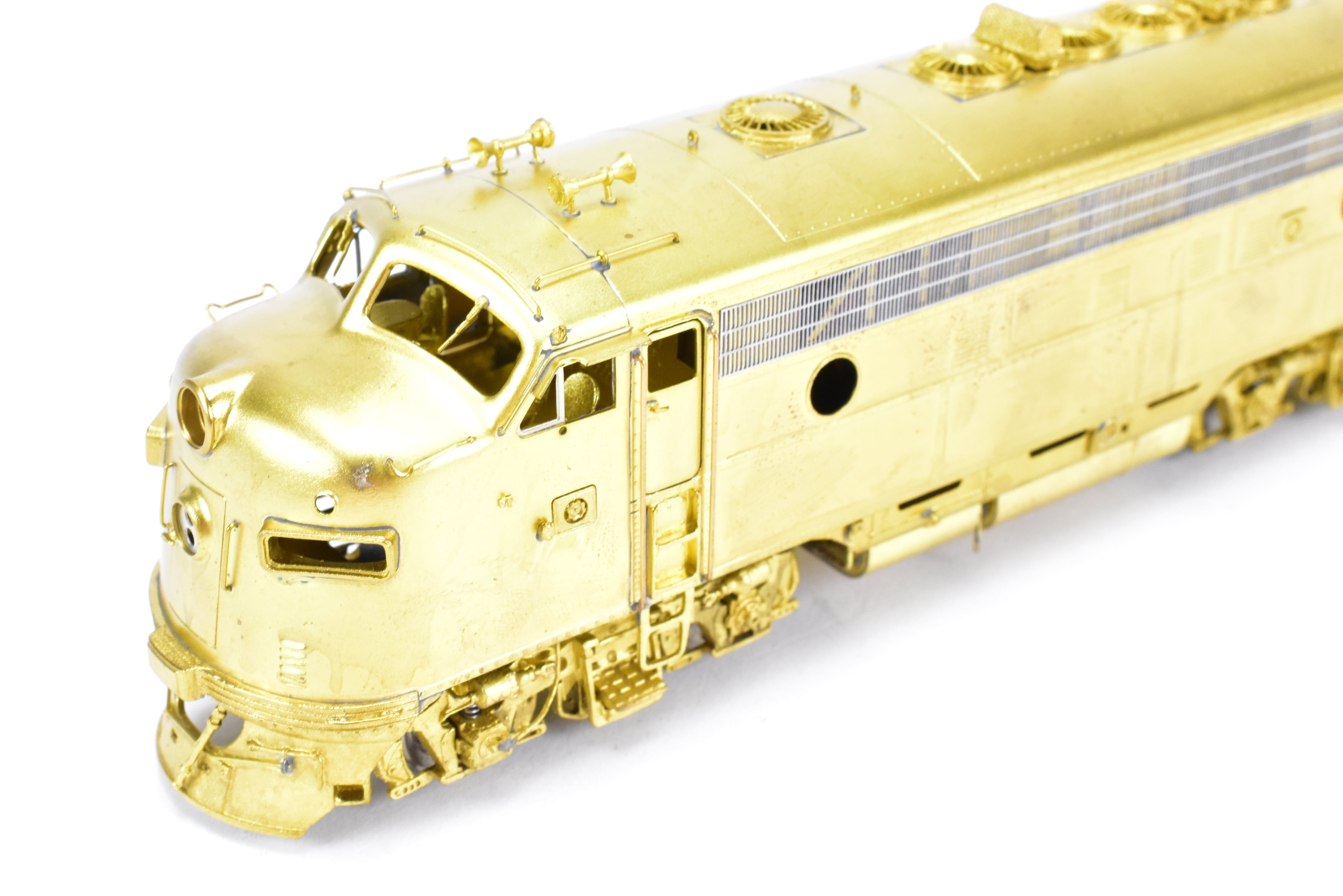 HO Scale Brass Model Train Set by Overland Models Inc. - Union Pacific EMD F7 A/B Freight Locomotives from the Late 1950's Era