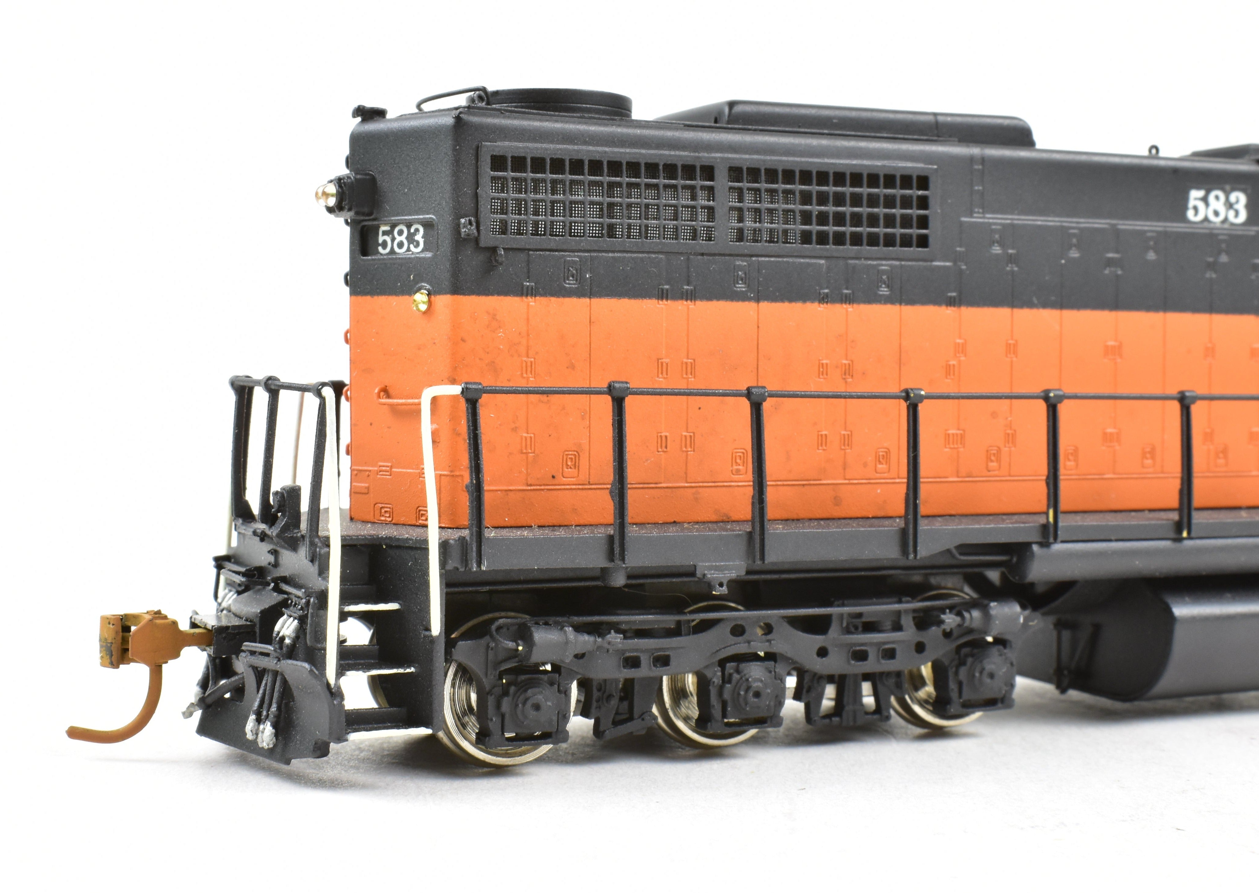 HO Scale Brass OMI MILW Milwaukee Road EMD SDL39 Custom Painted Locomotive #583