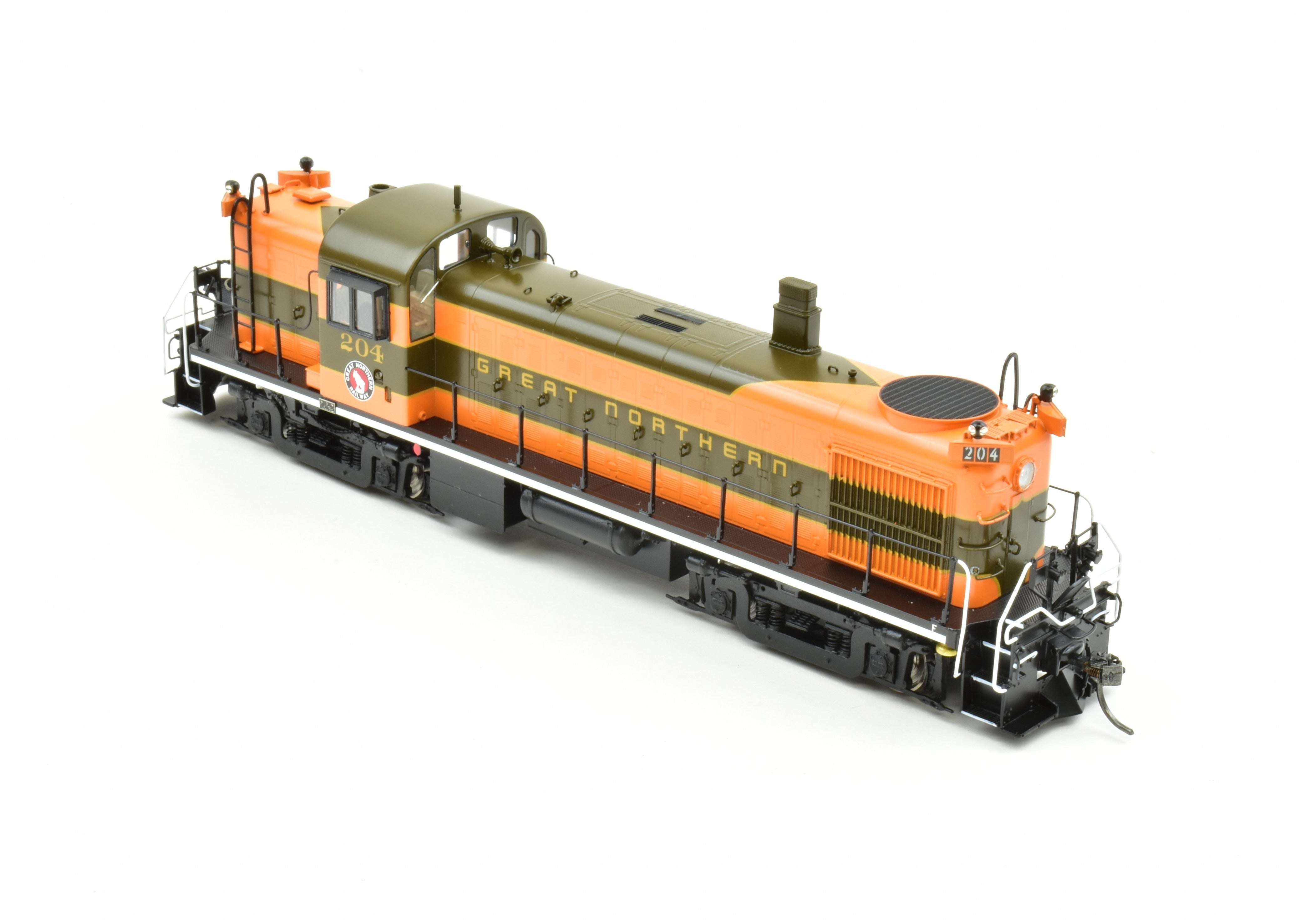 HO Scale Brass Division Point Great Northern Alco RS2 Factory Painted Locomotive Model #204