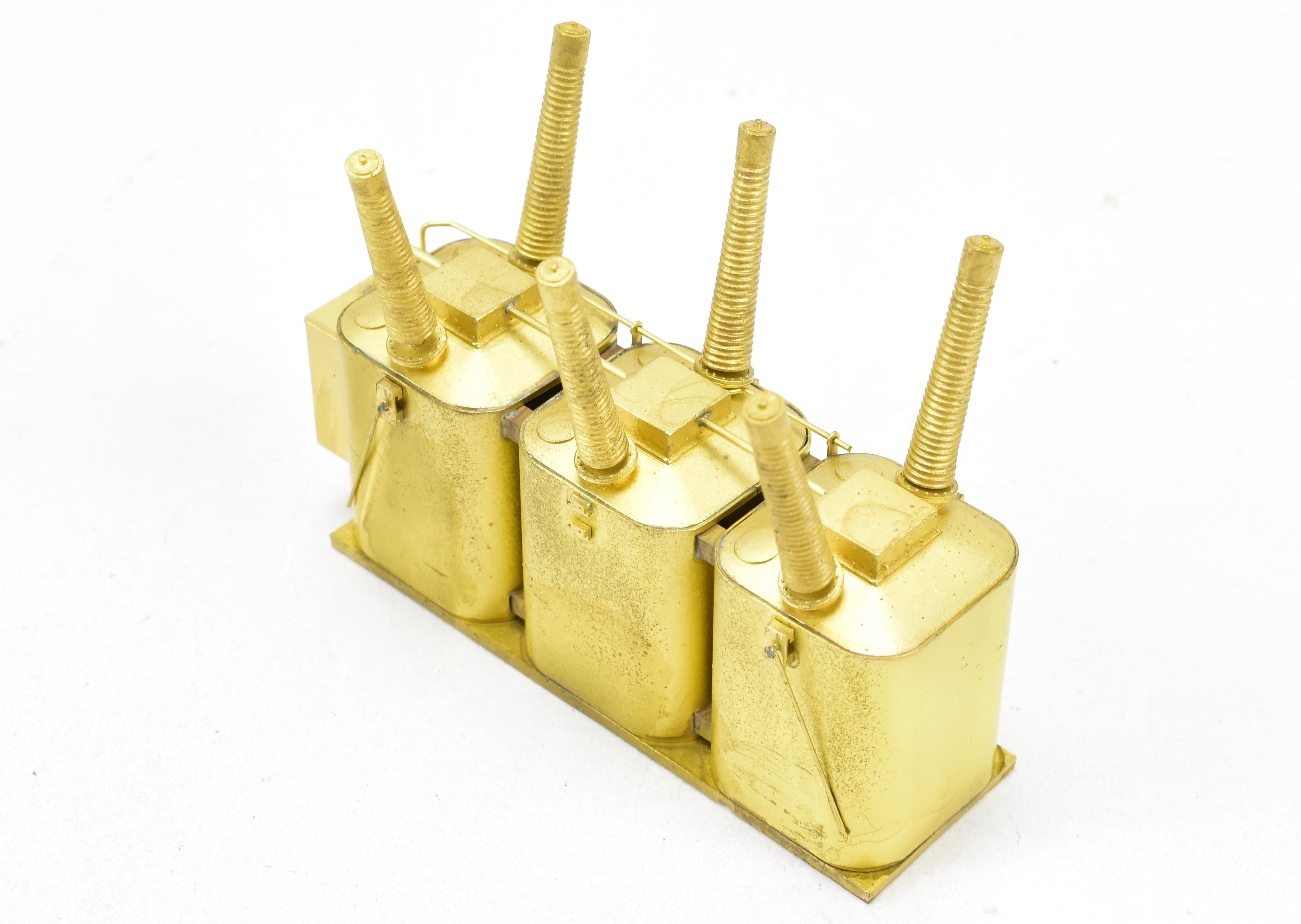 HO Scale Brass Greenville 55' Well Car with Transformer Load by OMI - Overland Models, Inc. for Chesapeake & Ohio (C&O) Railroad