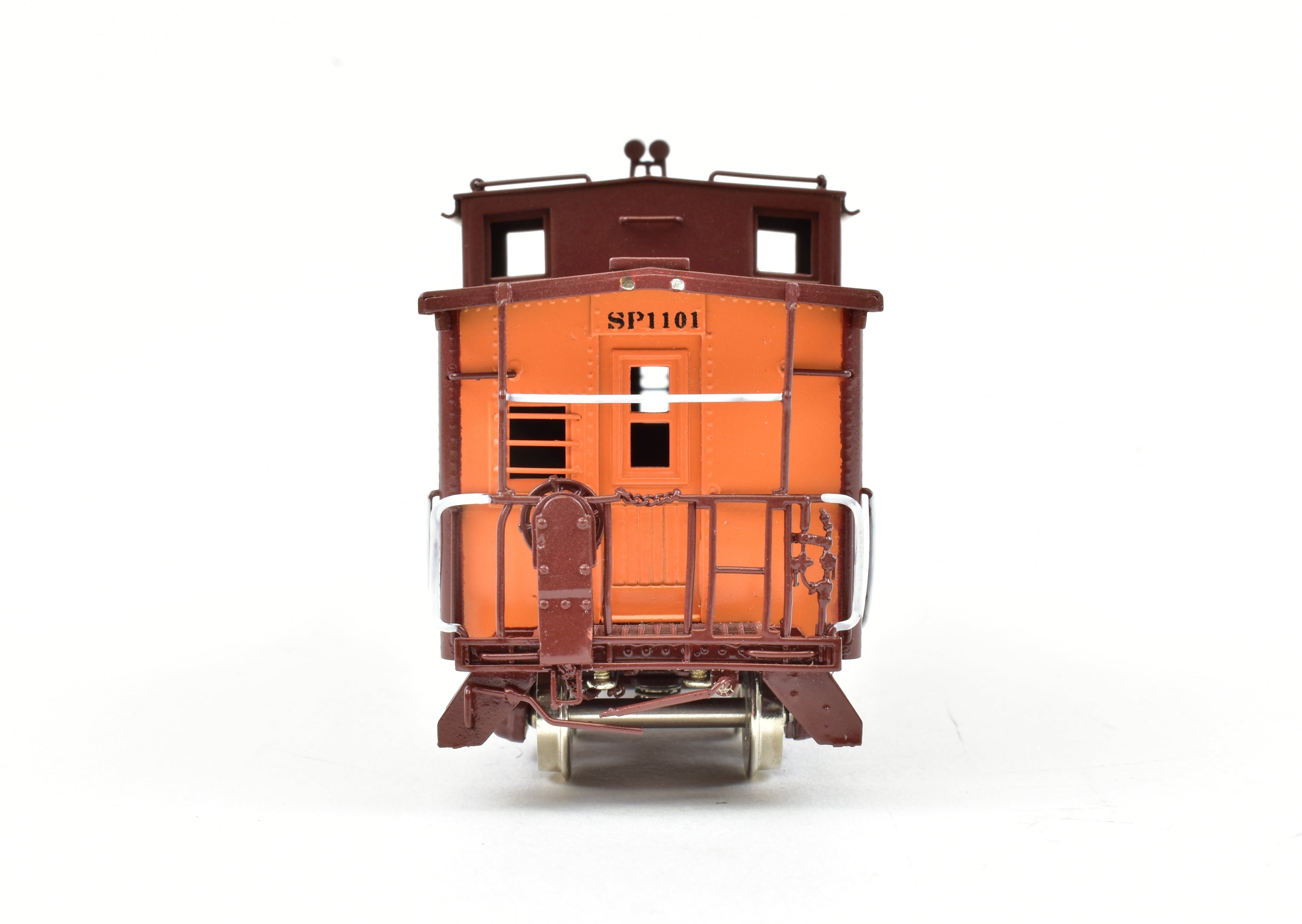 HO Scale Brass Precision Scale Co. Model of Southern Pacific C-40-3R Steel Cupola Caboose with Factory Painting