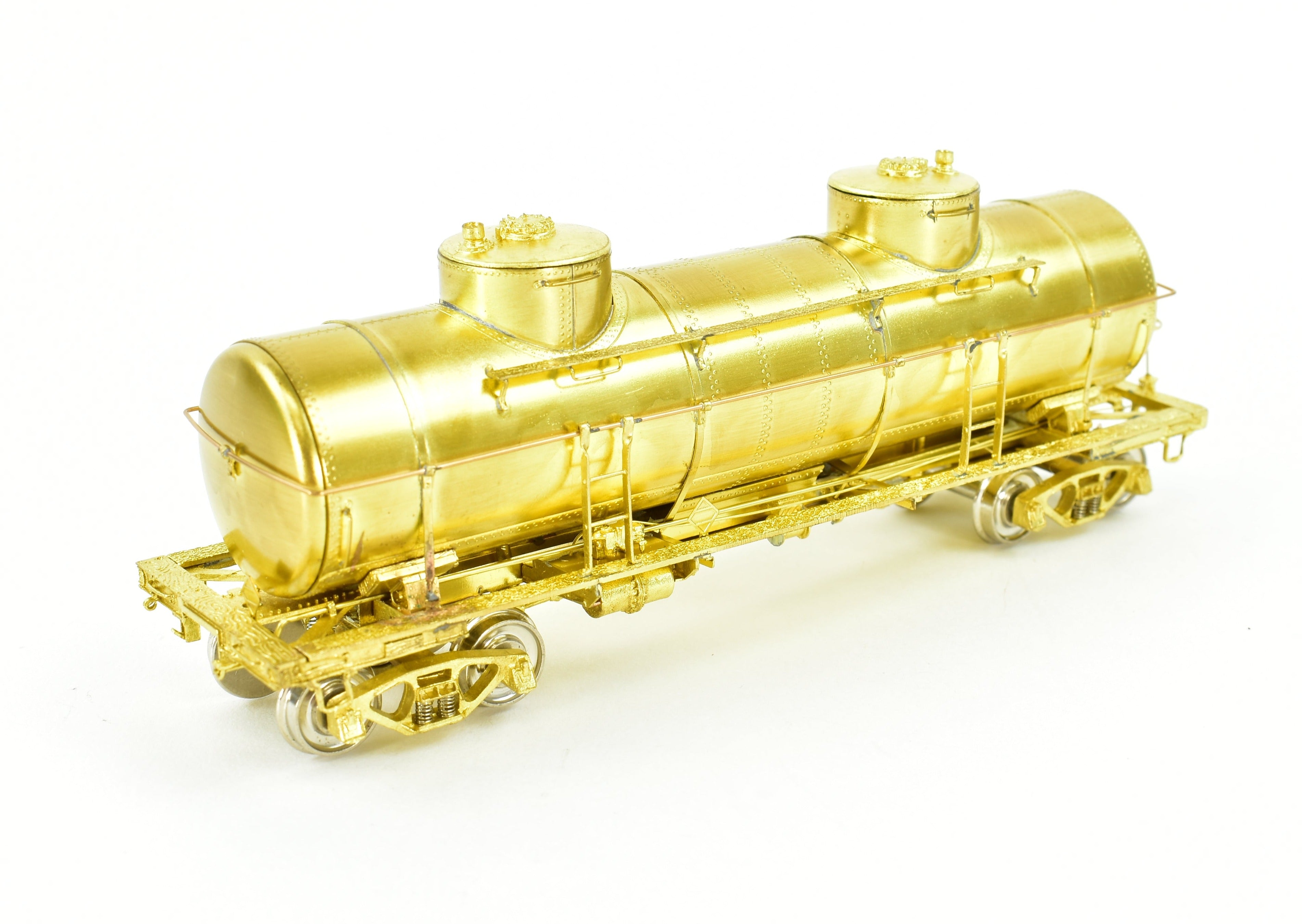 HO Scale Brass OMI - Overland Models, Inc. ACF Double Dome 8,000 Gallon Tank Car for Various Railroad Roads