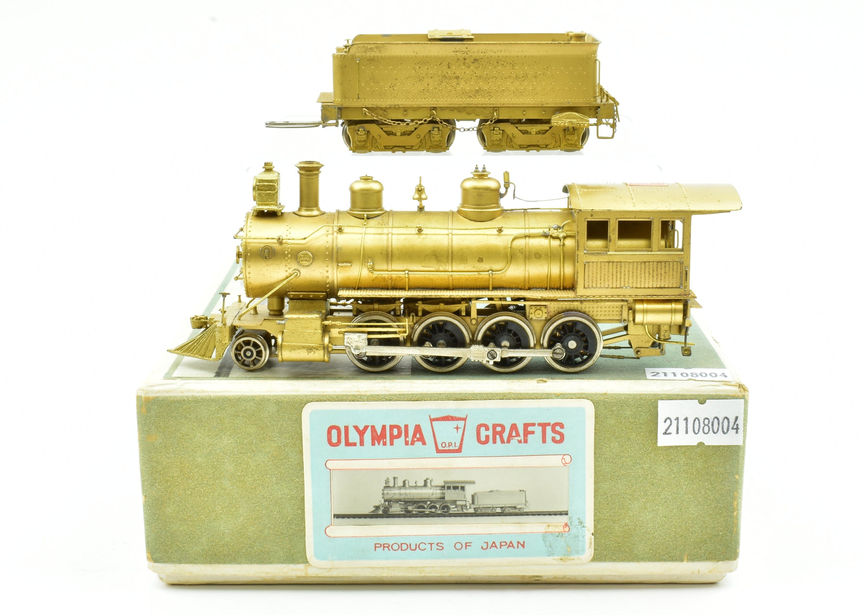High - Quality HO Scale Brass Gem Models Northern Pacific F - 1 2 - 8 - 0 Steam Locomotive Model