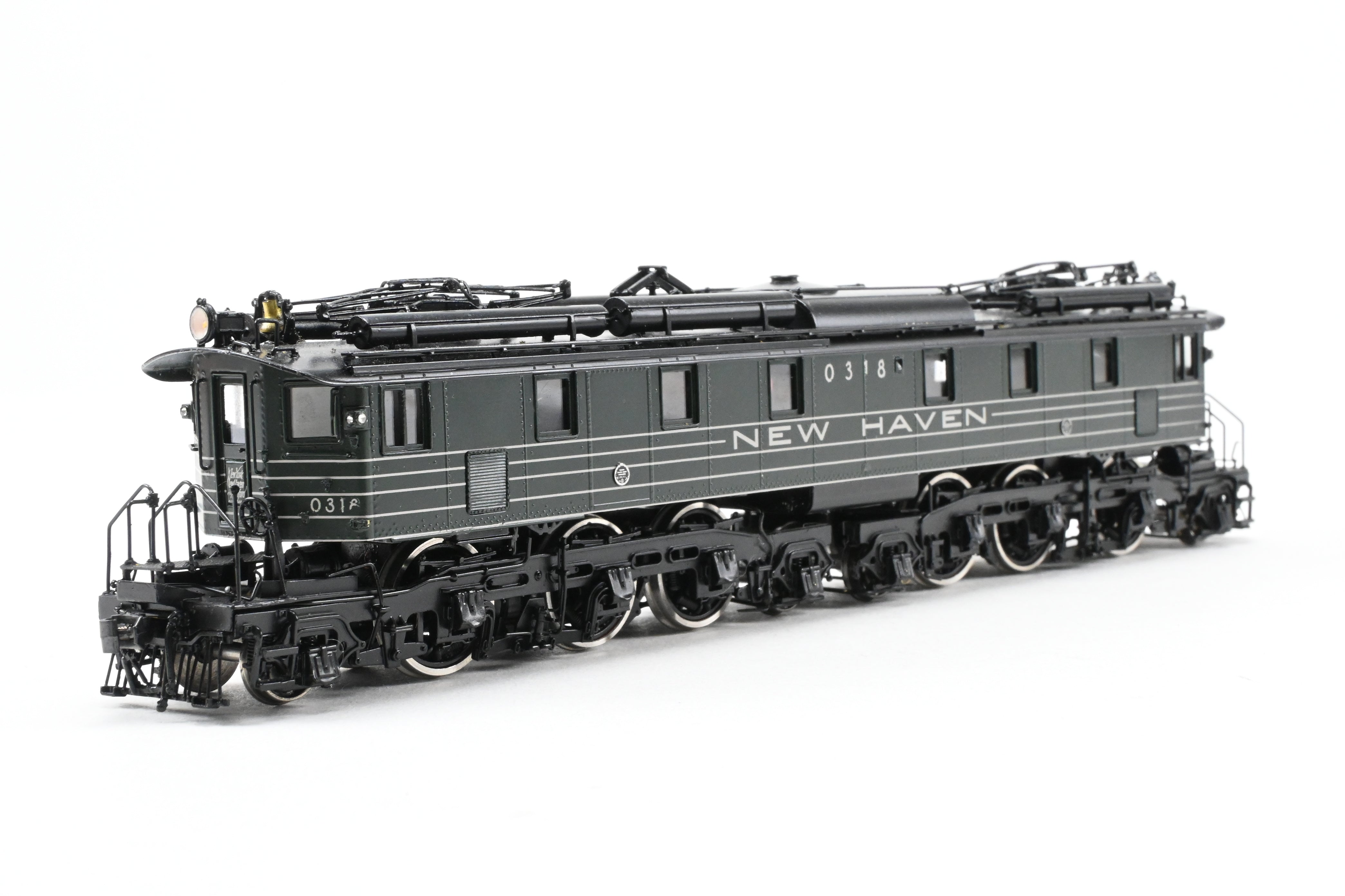 HO Brass CON Railworks NH New Haven EP - 2 Box Cab Electric FP 0318 w/ Tsunami2 DCC & Sound, Minor Damage