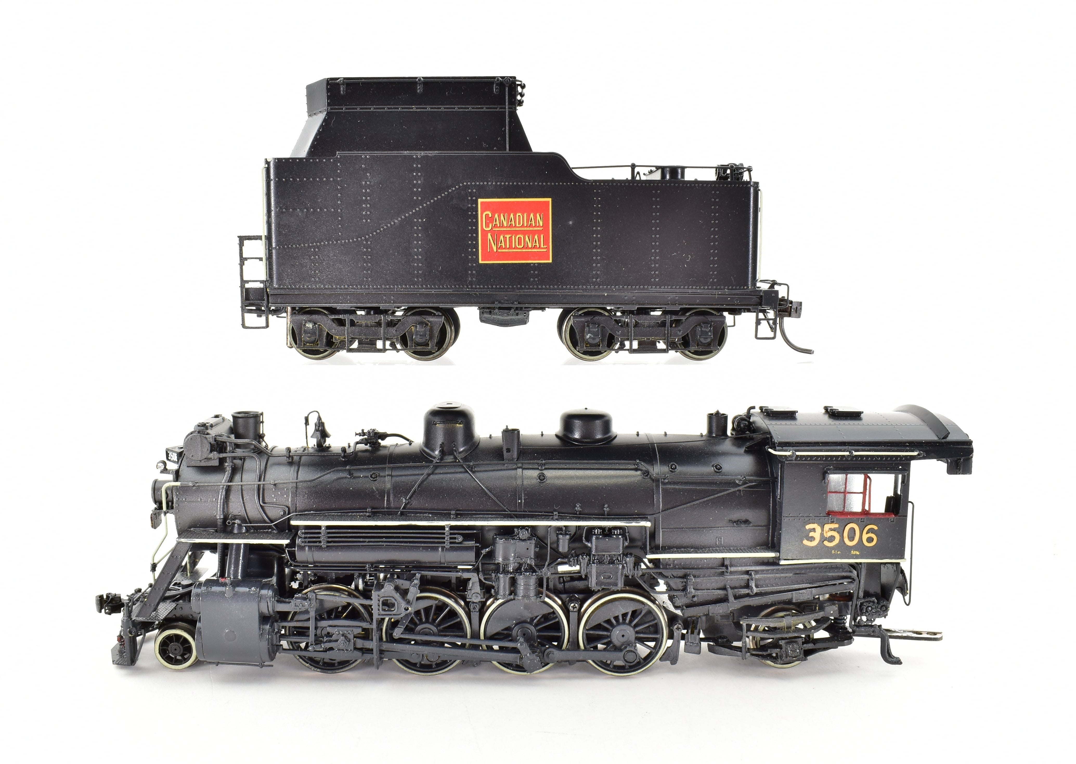 HO Scale Brass OMI Overland Models CNR S-1g 2-8-2 #3506 Pro-Painted Train Model
