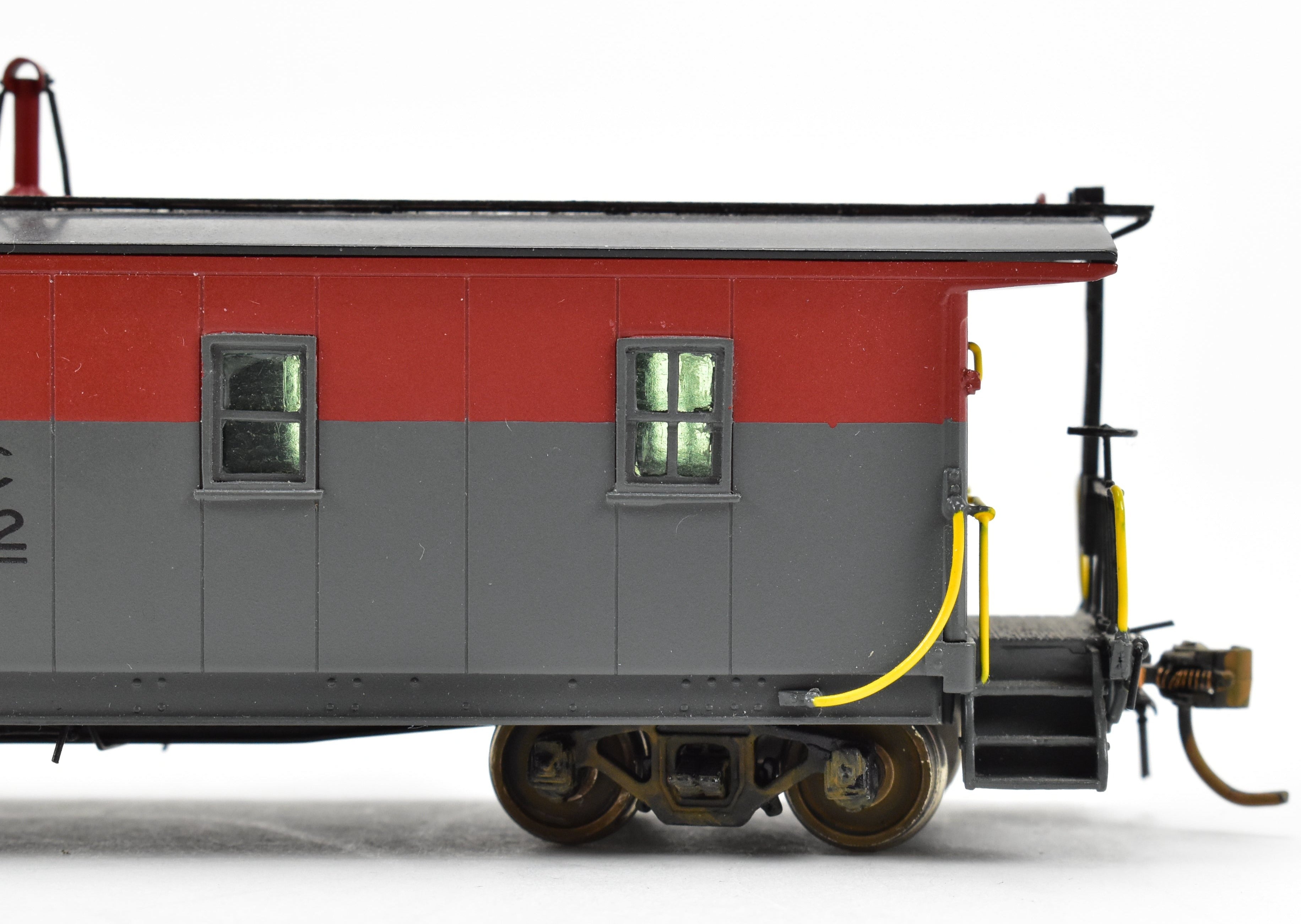 HO Brass OMI Pacemaker Plywood Caboose No. 20112 by Overland Models