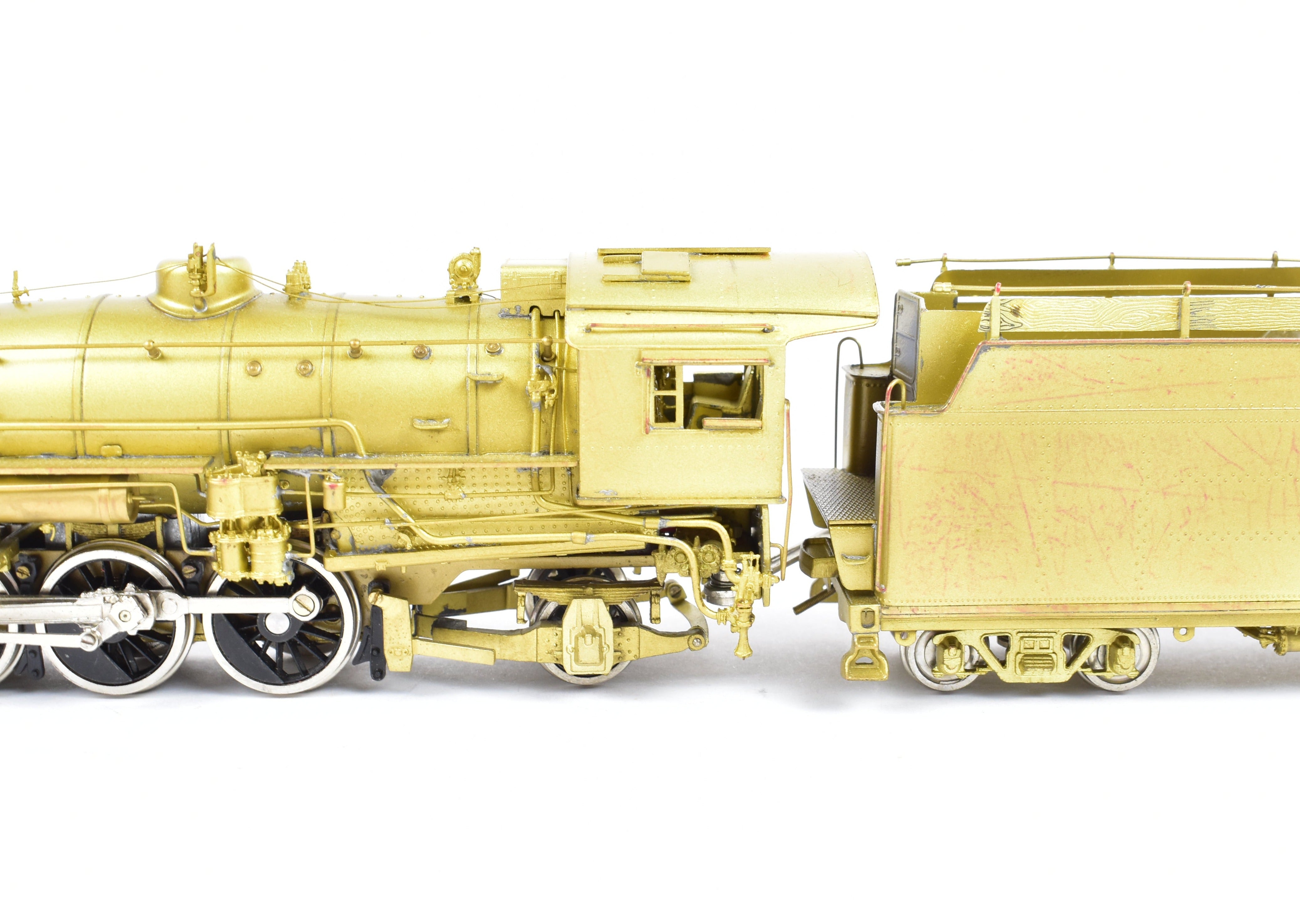 HO Scale Brass Model Train - Key Imports GTW Grand Trunk Western 3700 2-8-2 Mikado Engine