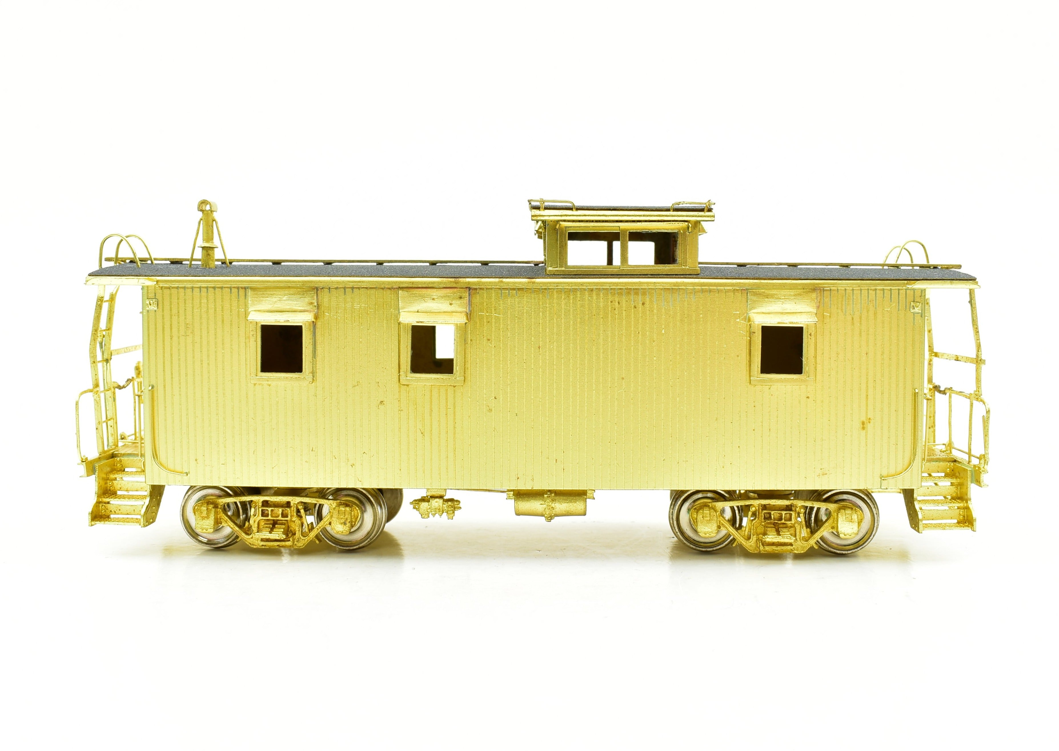 HO Scale Brass Railroad Caboose Model - OMI (Overland Models, Inc.) SAL (Seaboard Air Line) Wood Sheath Design
