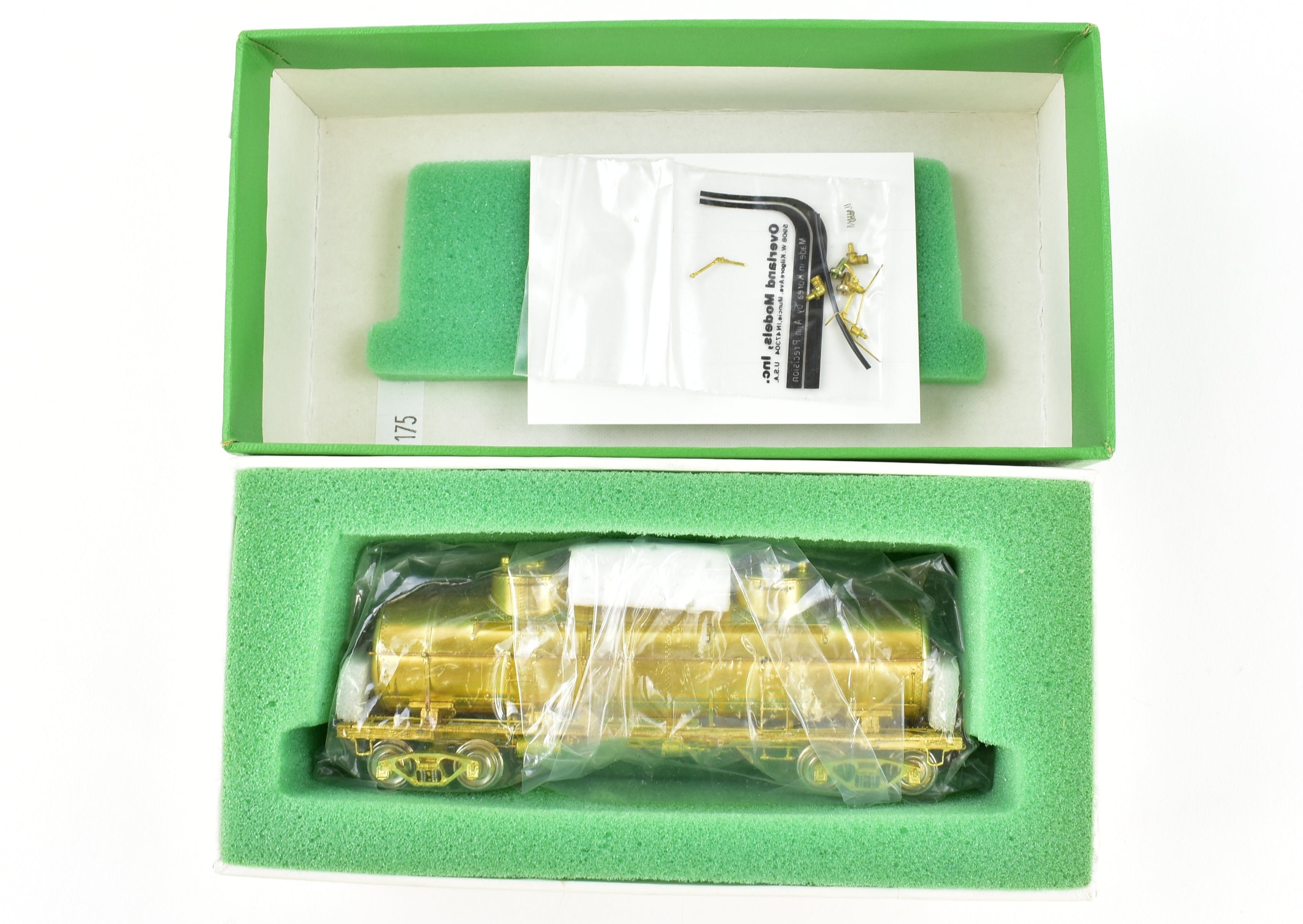 HO Scale Brass OMI - Overland Models, Inc. ACF Double Dome 8,000 Gallon Tank Car for Various Railroad Roads