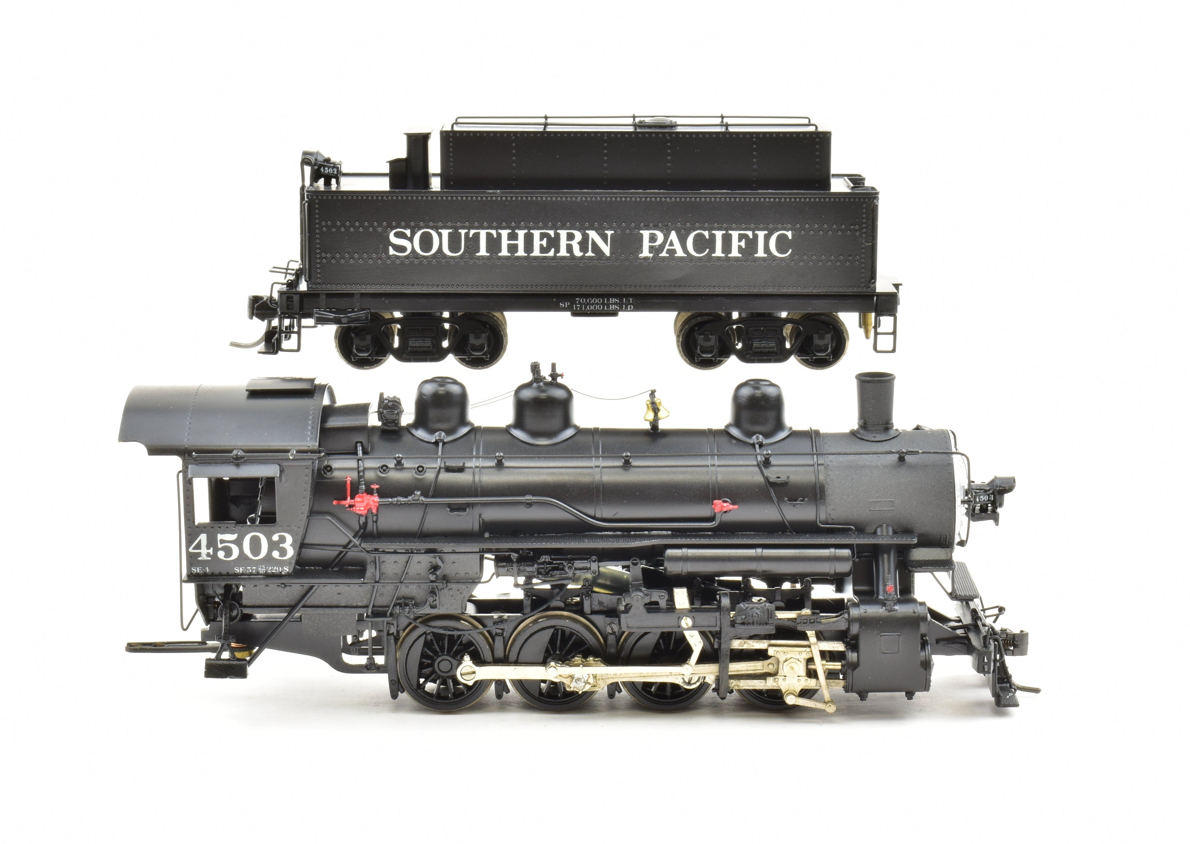 High - Quality HO Scale Brass Balboa SP - Southern Pacific SE - 4 0 - 8 - 0 Locomotive Professionally Painted and Upgraded by Hal Maynard
